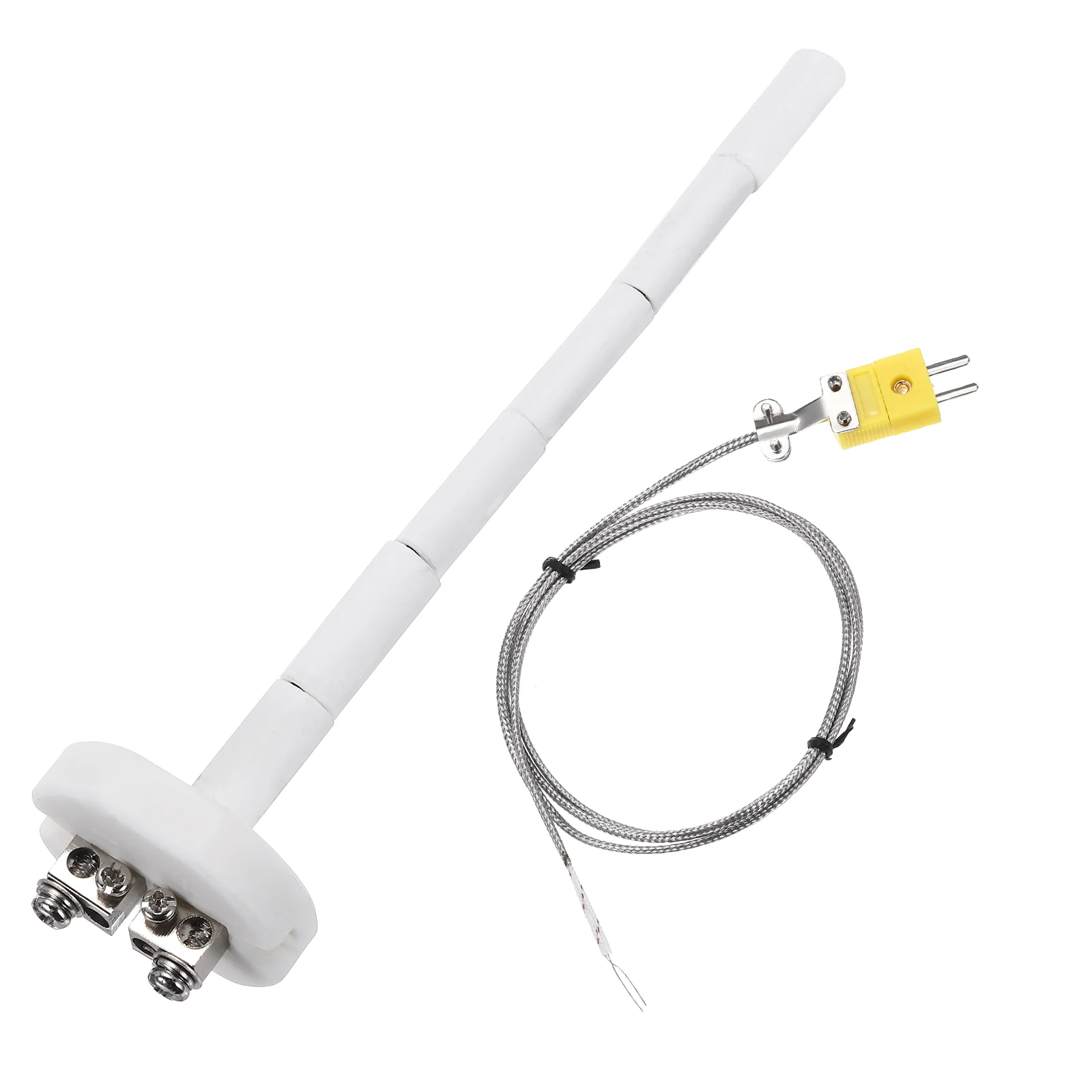 6" K Type Thermocouple Probe with 3.3 ft Thermocouple Wire 2mmx150mm