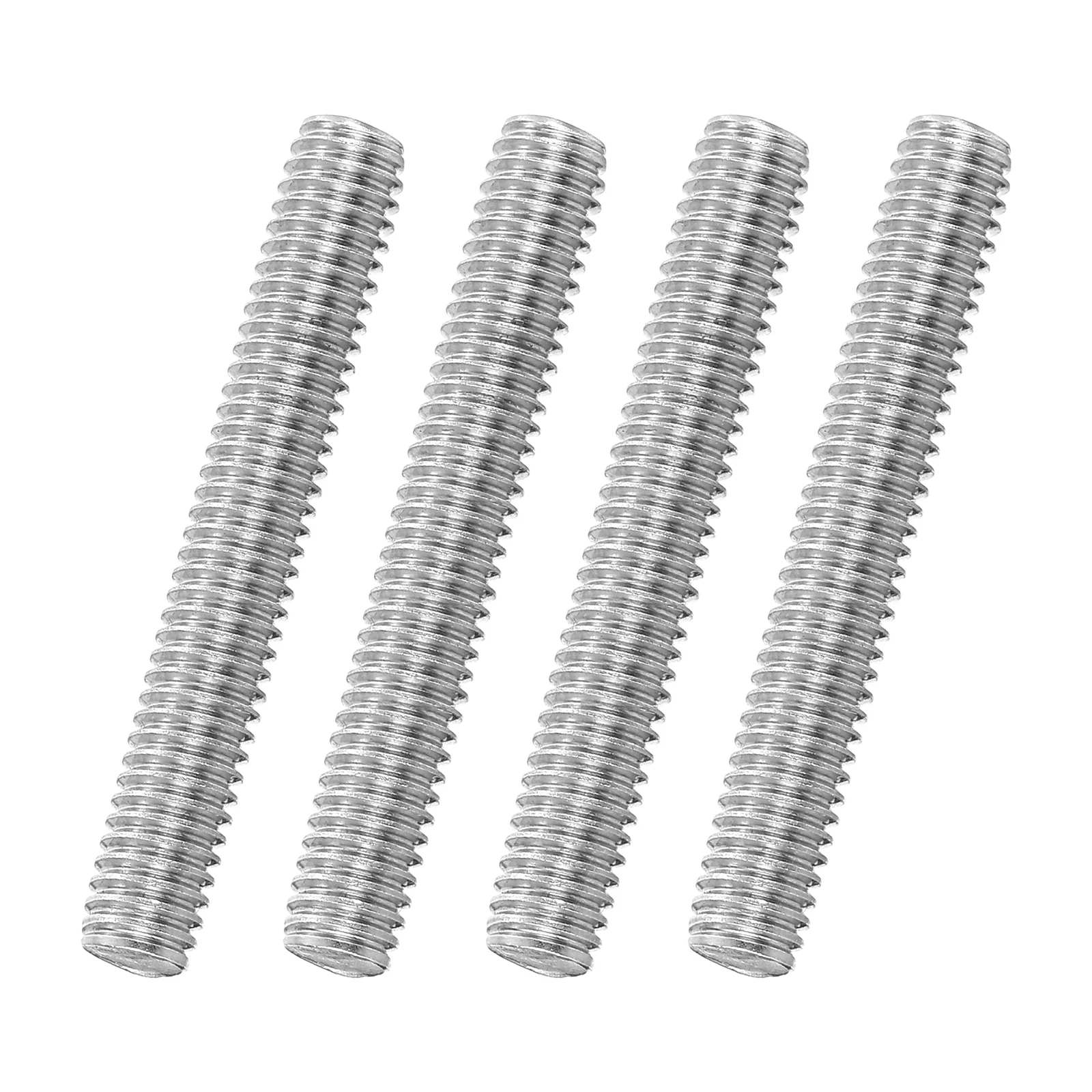 4Pack M6x40mm 316 Stainless Steel Fully All Threaded Rod Studs, 1mm Pitch