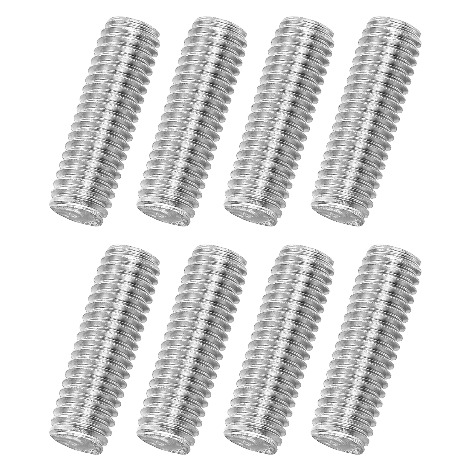 8Pack M8x25mm 316 Stainless Steel Fully All Threaded Rod Studs, 1.25mm Pitch