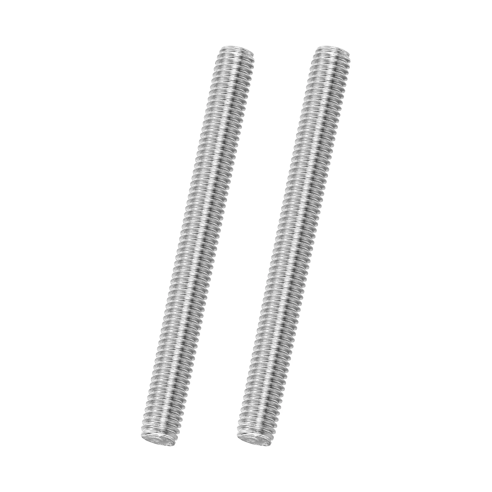 2Pack M8x80mm 316 Stainless Steel Fully All Threaded Rod Studs, 1.25mm Pitch