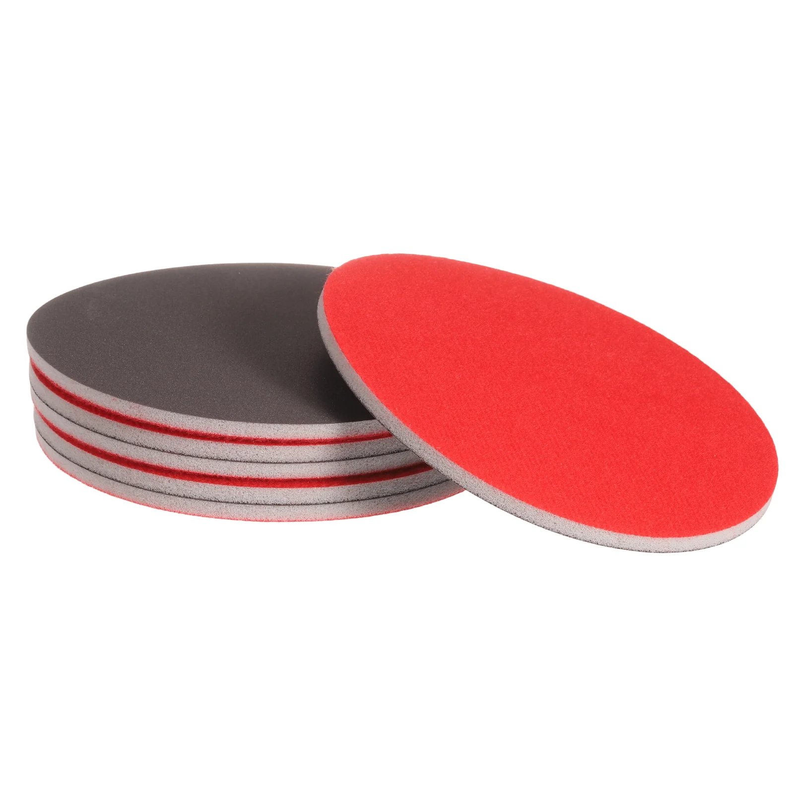 Uxcell 6pcs 1200 Grit Sanding Sponge 6 Inch Hook and Loop Sponge Sanding Disc Wet/Dry