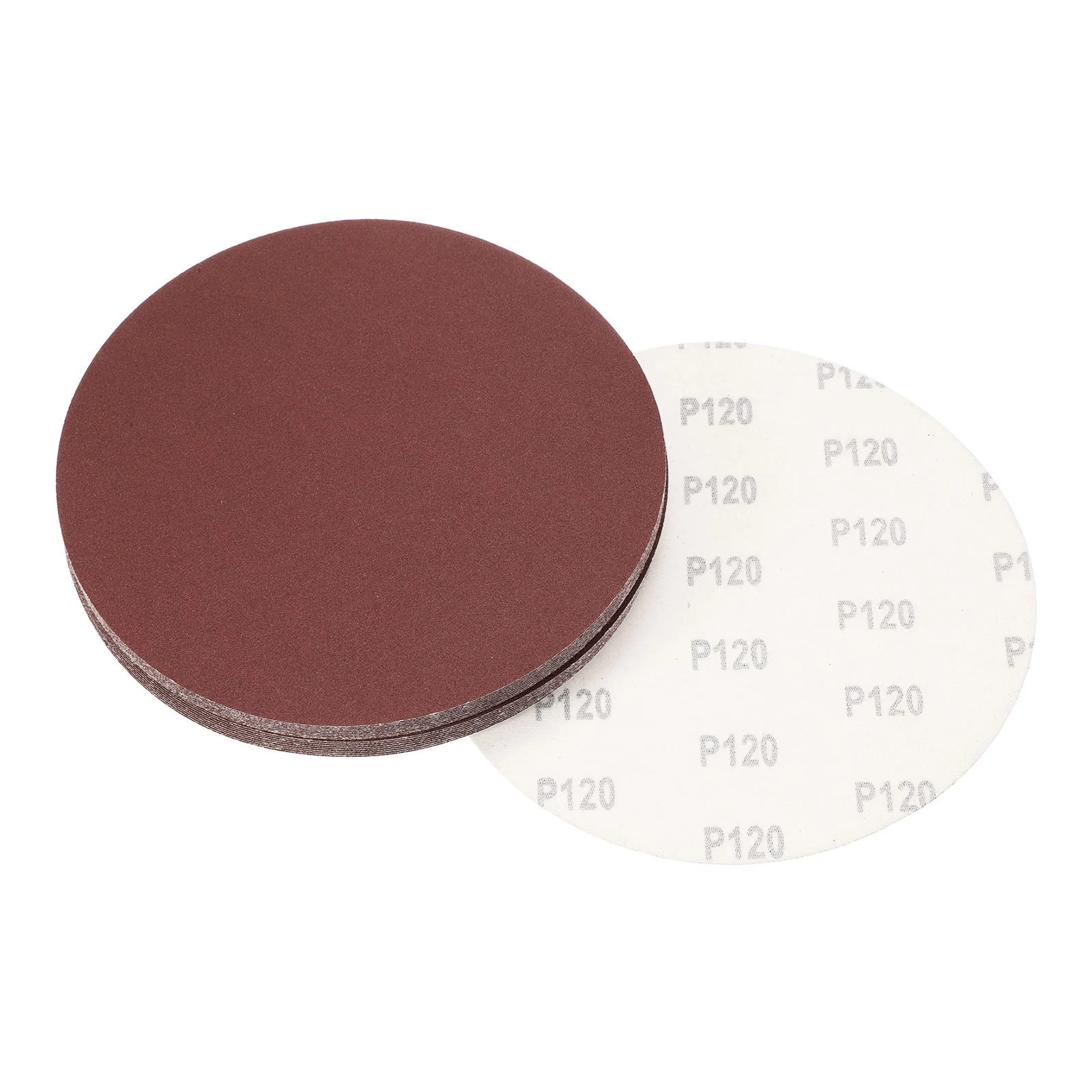 Uxcell 8-inch Hook and Loop Sanding Discs, 120-Grits Sandpaper 20pcs