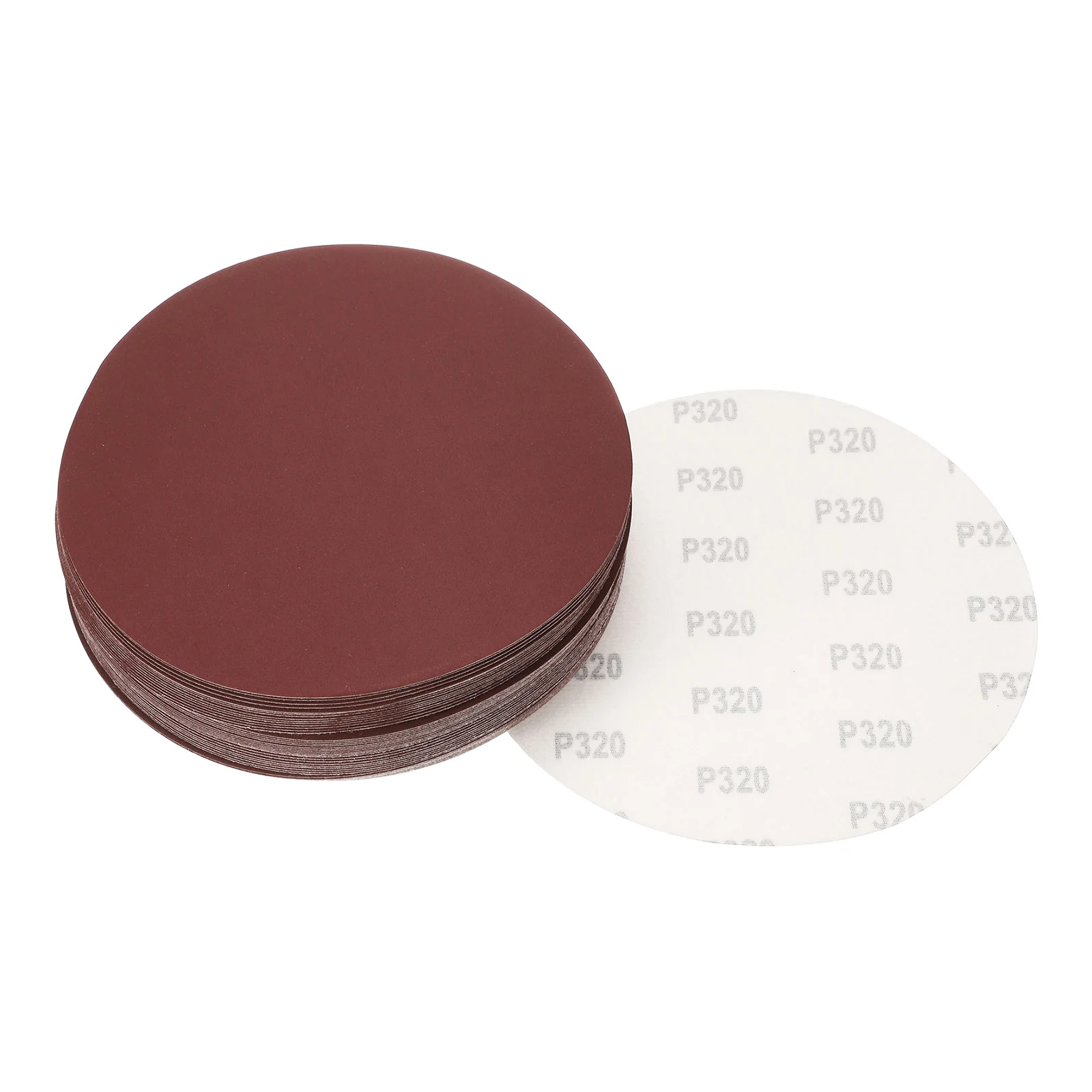 Uxcell 8-inch Hook and Loop Sanding Discs, 320-Grits Sandpaper 45pcs