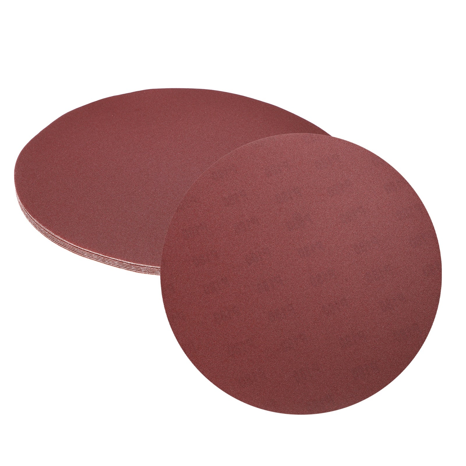 Uxcell 10pcs 12" Hook and Loop Sanding Discs 180 Grits Aluminum Oxide Sandpapers