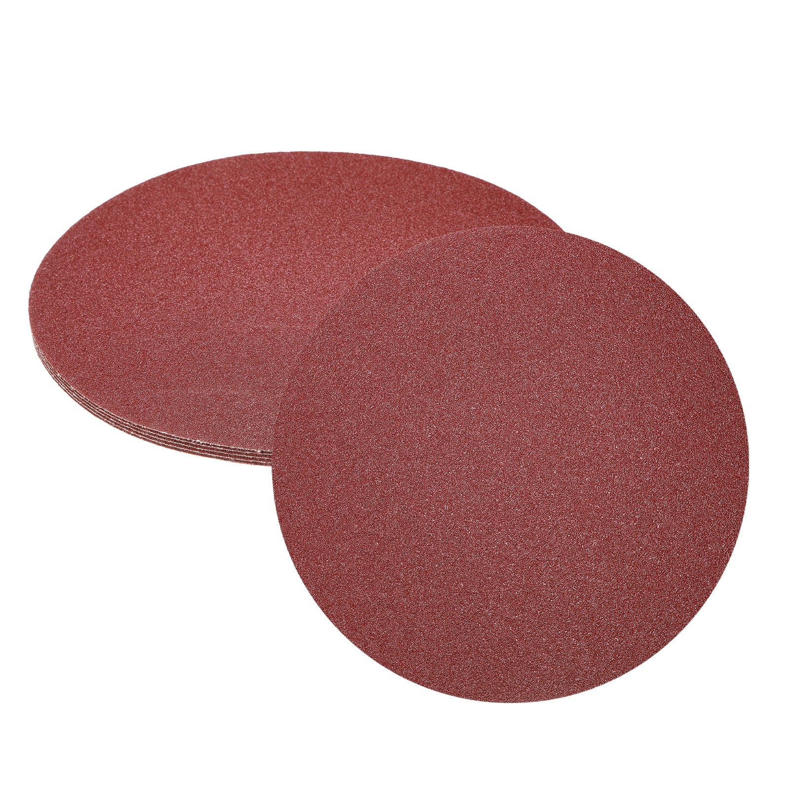 Uxcell 5pcs 12" Hook and Loop Sanding Discs 40 Grits Aluminum Oxide Sandpapers
