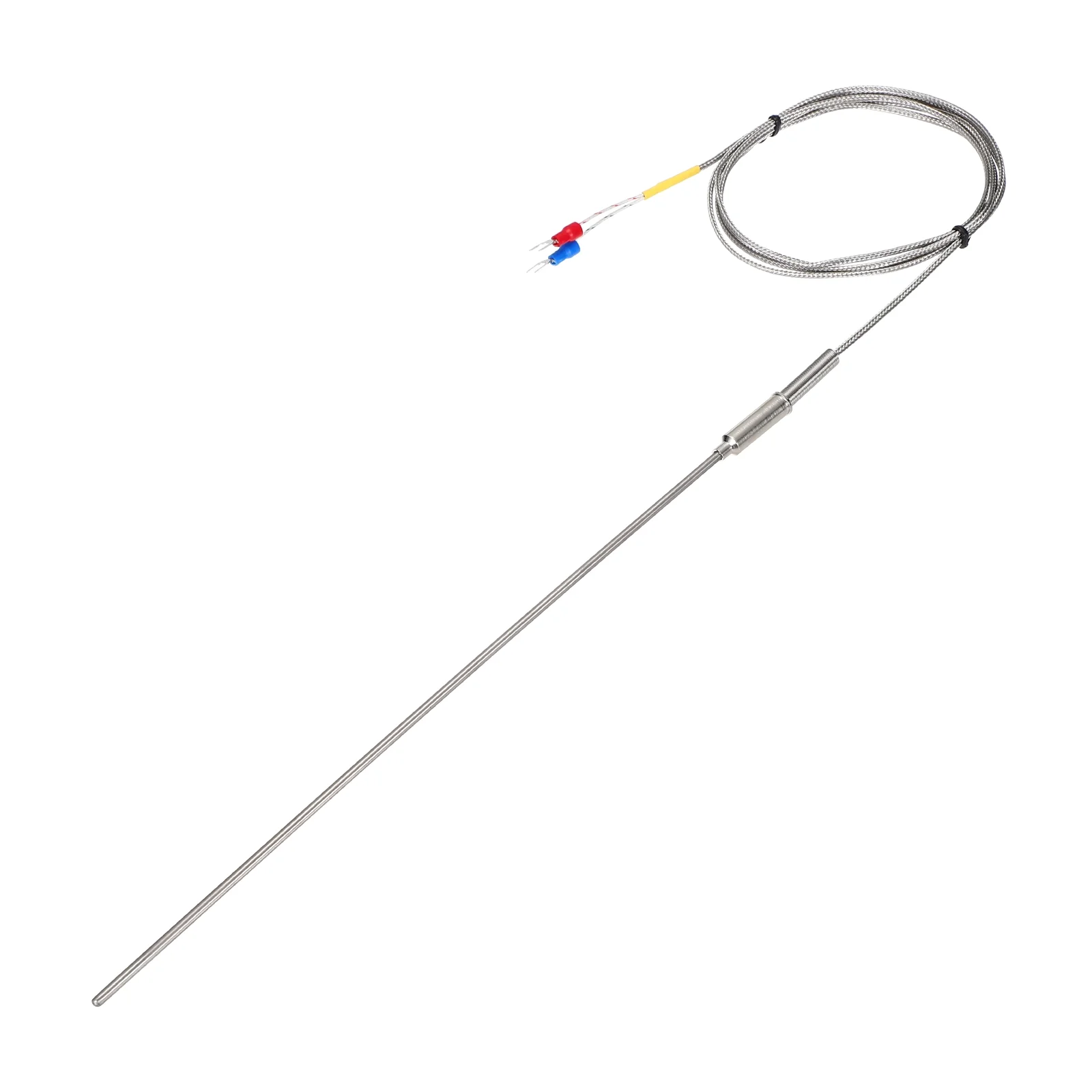 E Type Temperature Sensor Probe 1.5M Cable 3x250mm Probe Thermocouple