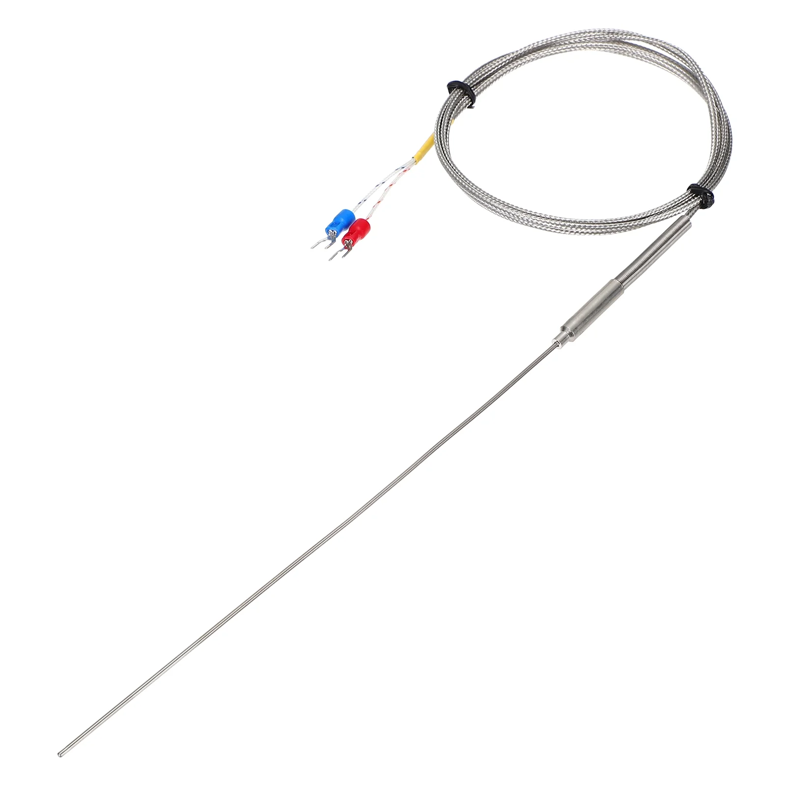 K Type Thermocouple Temperature Sensor Probe 1.5x200mm 4.9ft Wire 0-1100°C