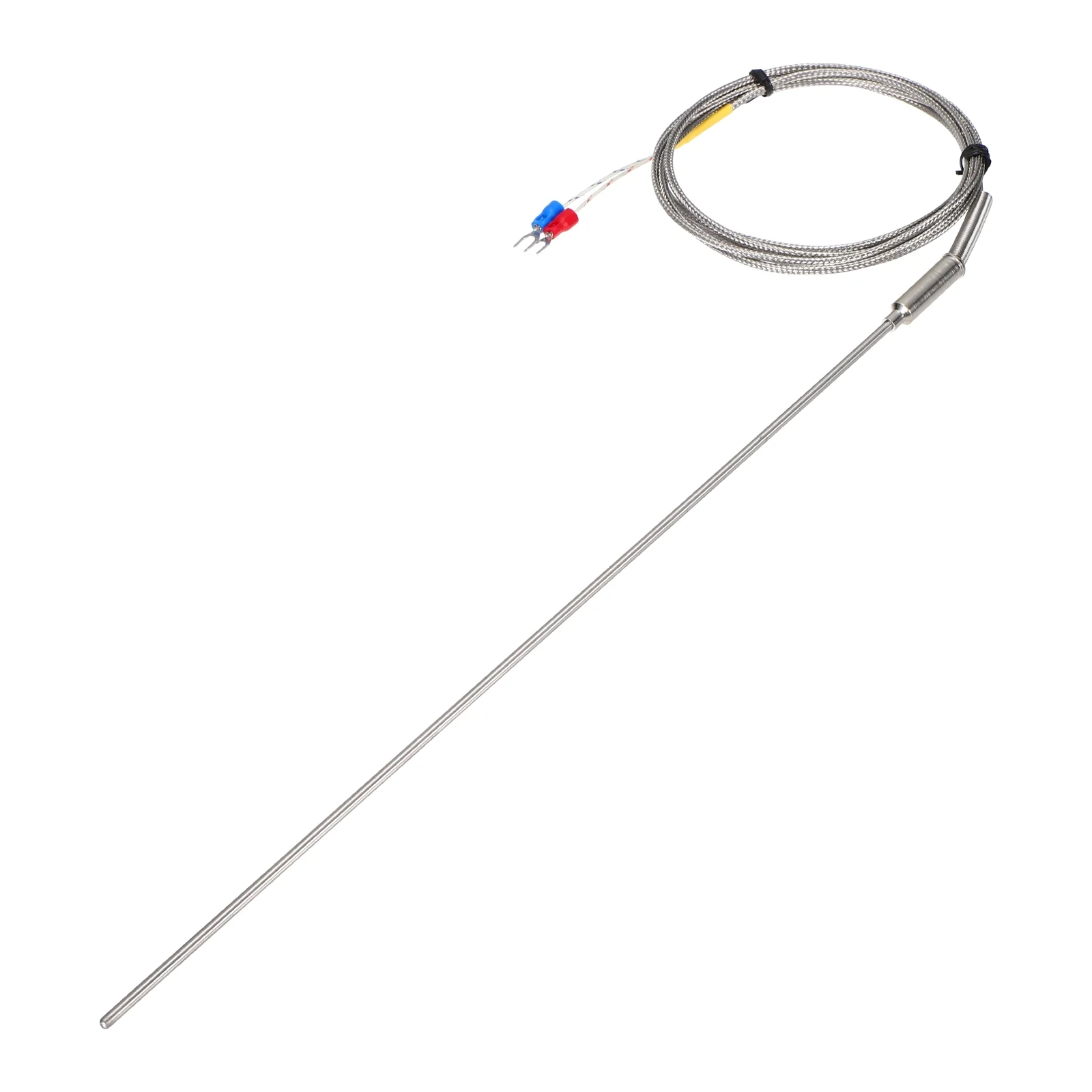 K Type Thermocouple Temperature Sensor Probe 3x300mm 6.6ft Wire 0-1100°C
