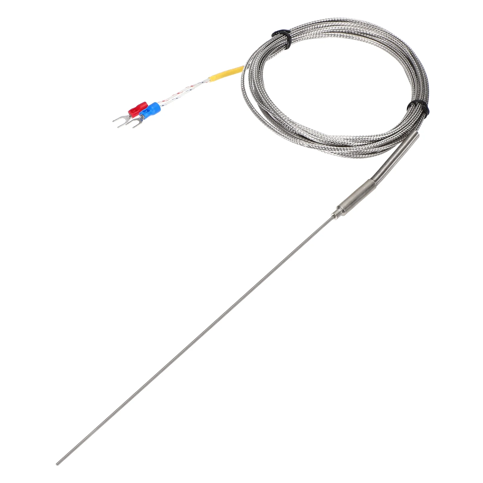 K Type Thermocouple Temperature Sensor Probe 1.5x200mm 9.8ft Wire 0-1100°C