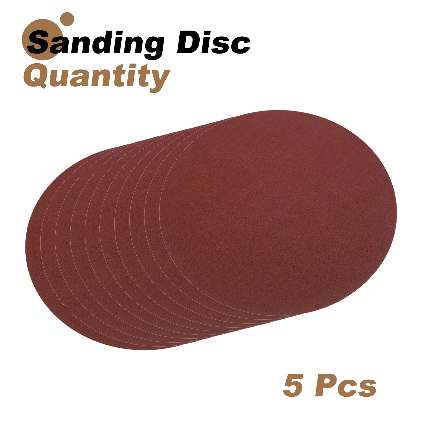 Uxcell 15pcs 8" PSA Sanding Discs 320 Grits Aluminum Oxide Sandpapers Self Adhesive - Image 3