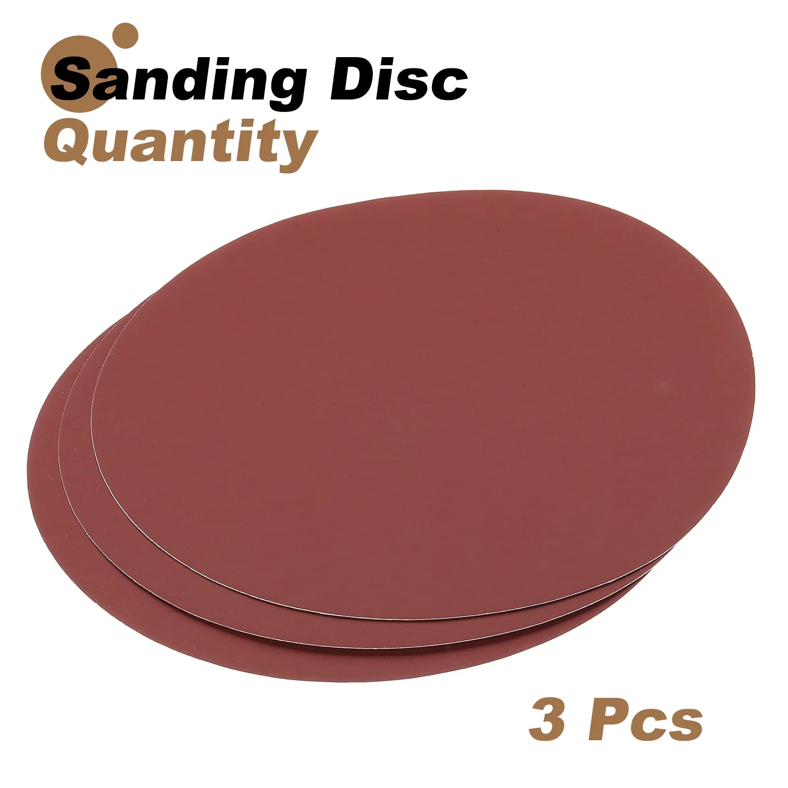 Uxcell 3pcs 10" PSA Sanding Discs 600 Grits Aluminum Oxide Sandpapers Self Adhesive - Image 3