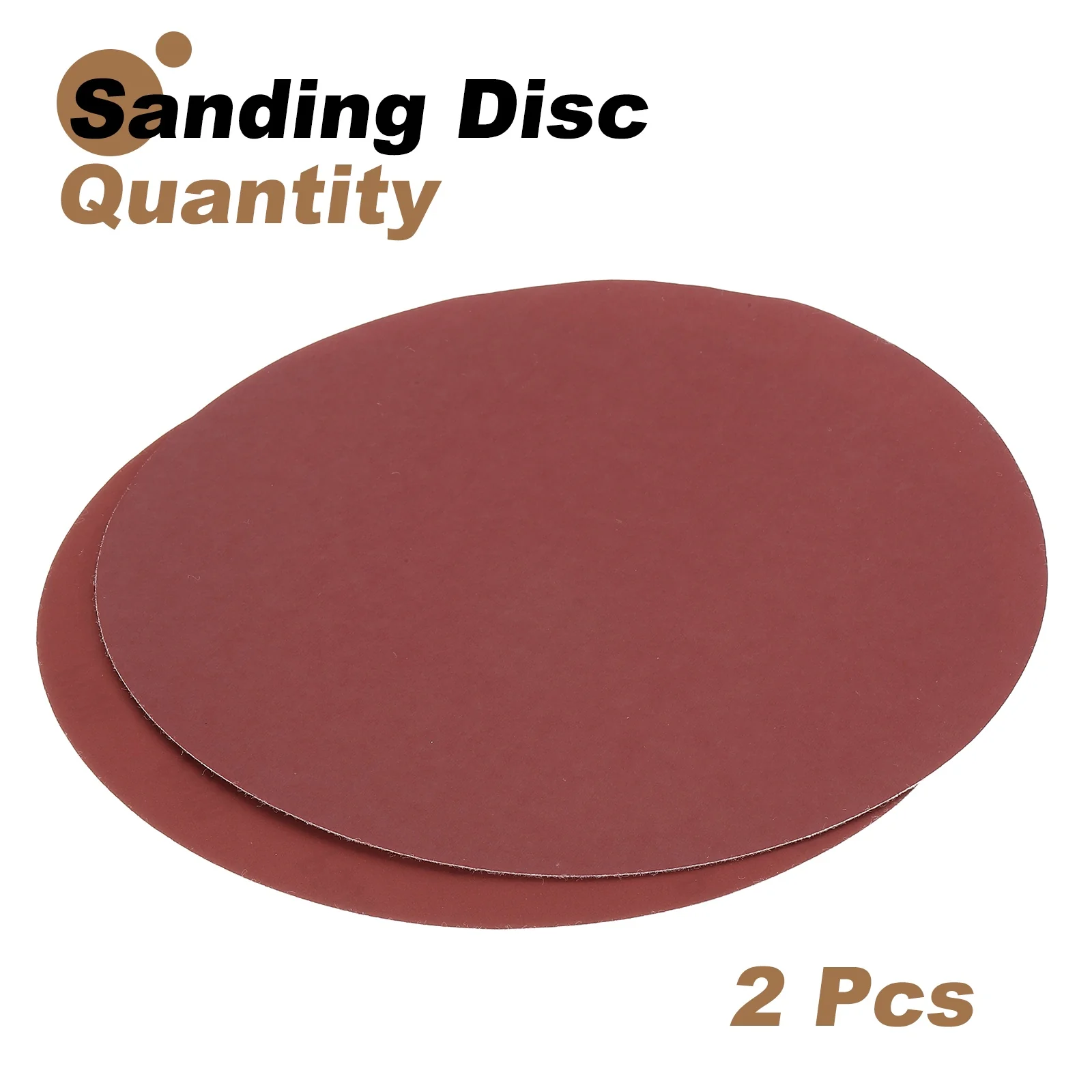 Uxcell 2pcs 10" Hook and Loop Sanding Discs 800 Grits Aluminum Oxide Sandpapers - Image 3