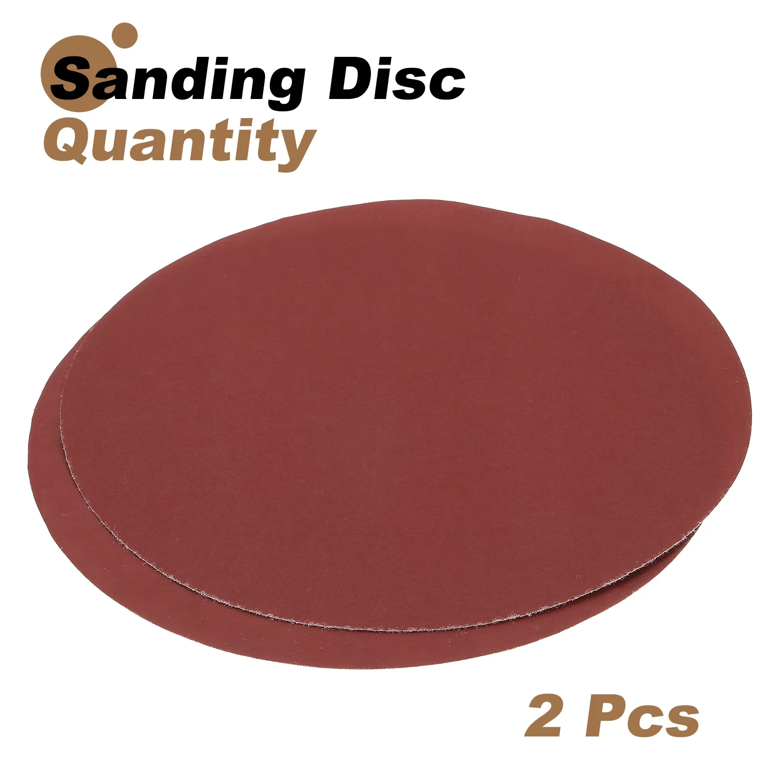 Uxcell 2pcs 10" Hook and Loop Sanding Discs 1000 Grits Aluminum Oxide Sandpapers - Image 3