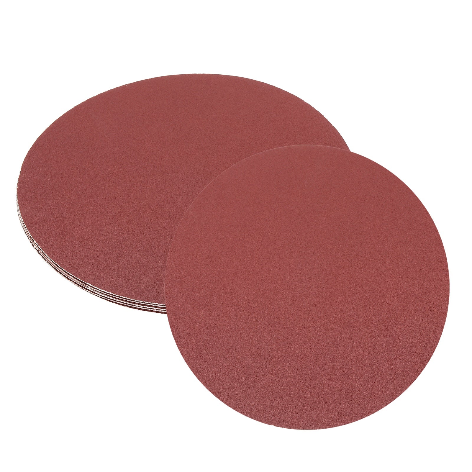 Uxcell 5pcs 10" Hook and Loop Sanding Discs 120 Grits Aluminum Oxide Sandpapers