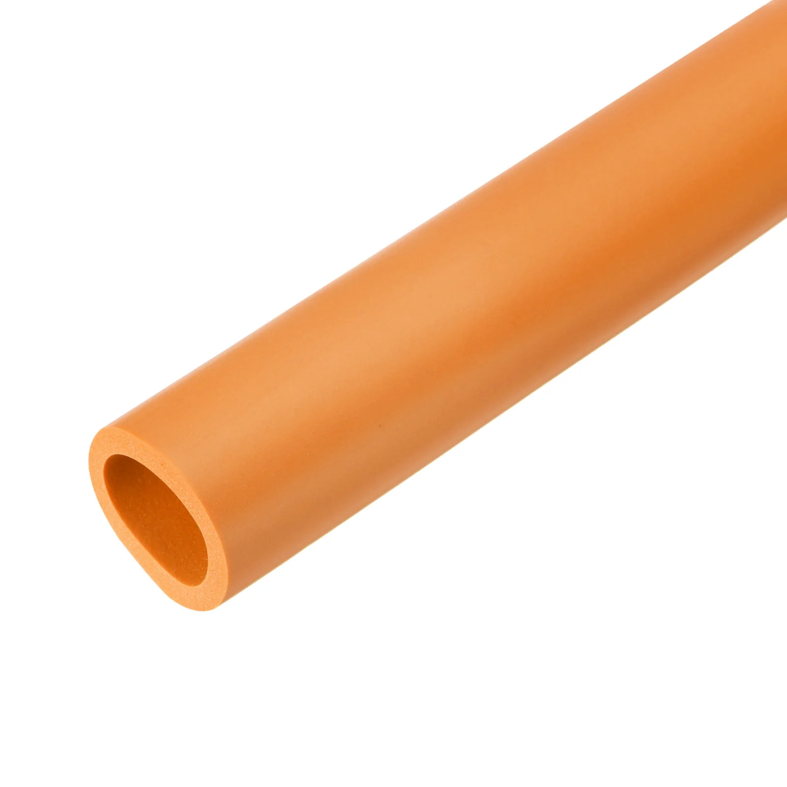 Pipe Insulation Foam Tube Lagging Insulation 36mm ID 48mm OD 24" Orange
