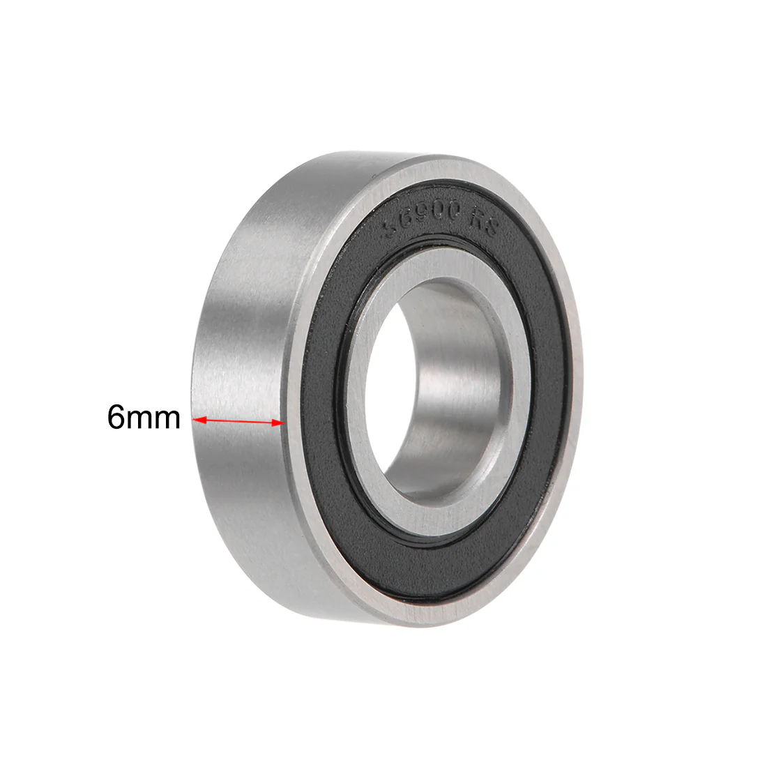 Uxcell Deep Groove Ball Bearings 10x22x6mm Double sealed Stainless Steel 4pcs - Image 3