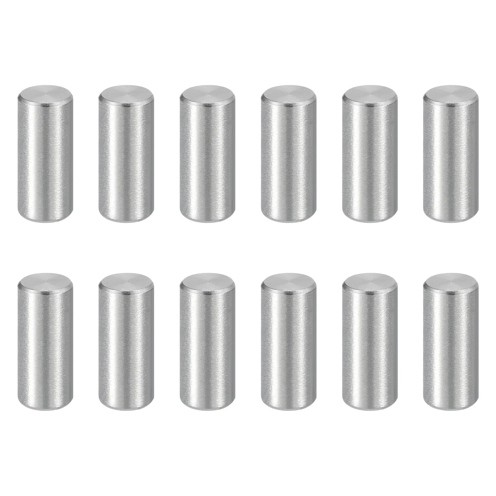 Uxcell 32Pcs M8 x 20mm Dowel Pin, 304 Stainless Steel Cylindrical Shelf Support Peg
