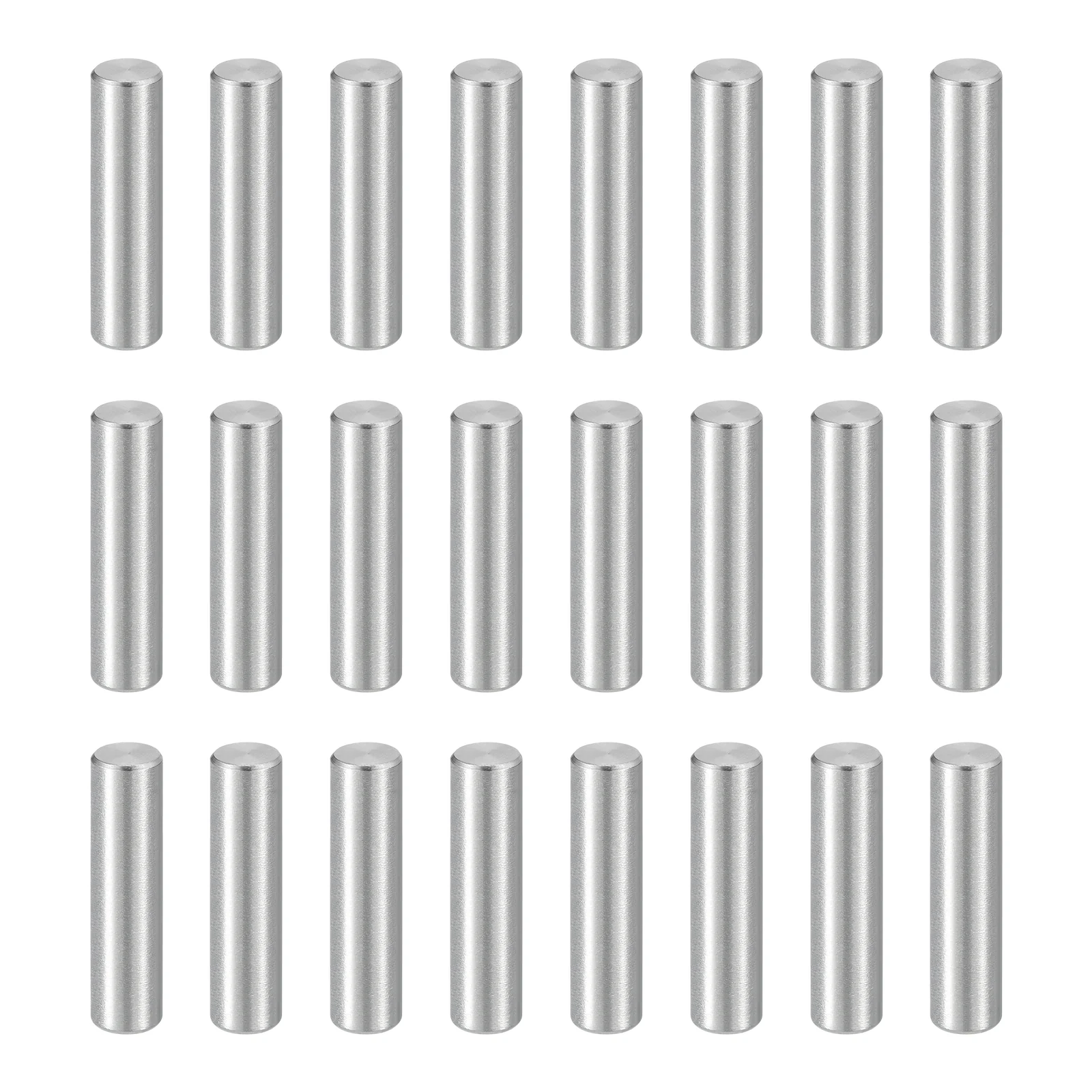 Uxcell 80Pcs M3 x 12mm Dowel Pin, 304 Stainless Steel Cylindrical Shelf Support Peg