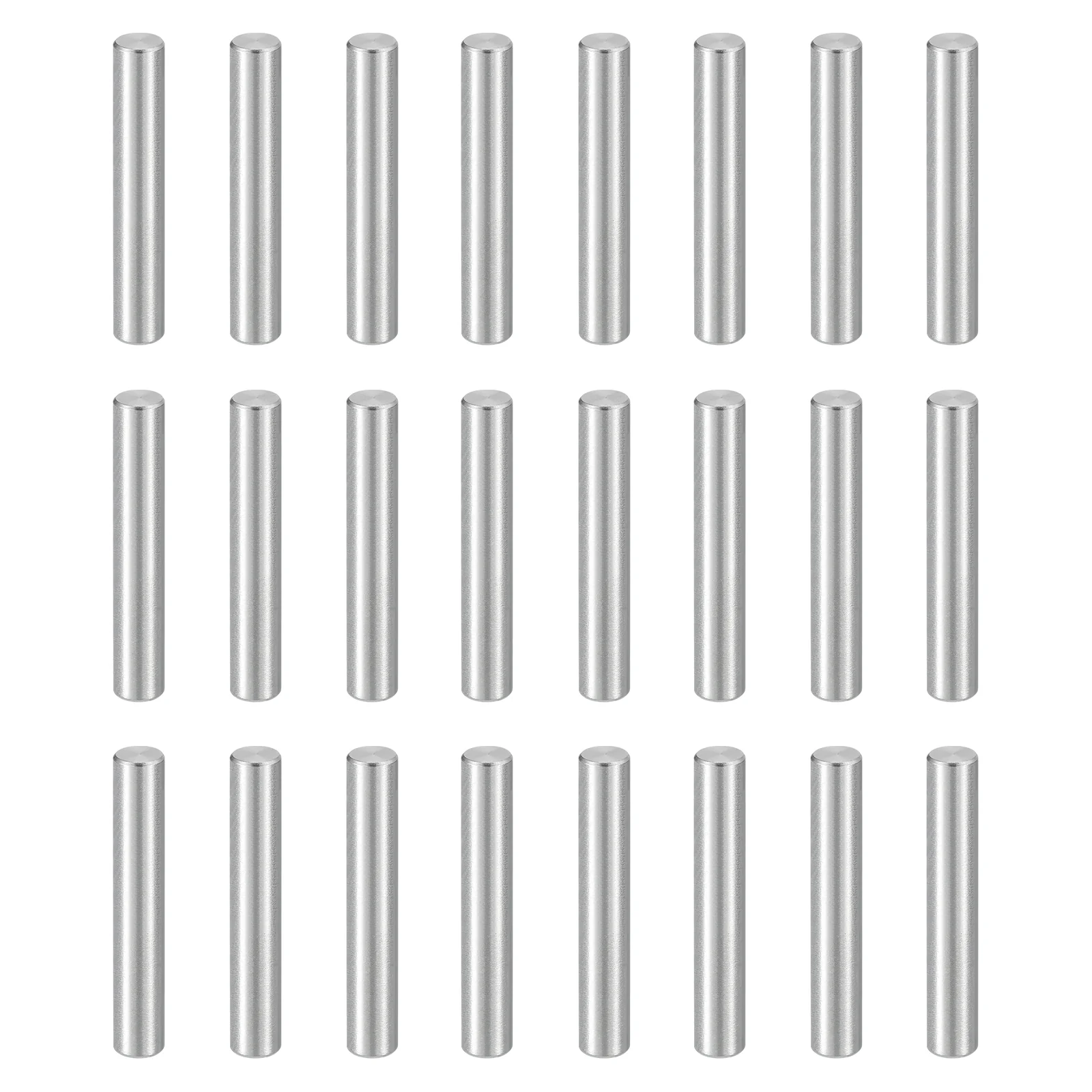 Uxcell 80Pcs M3 x 18mm Dowel Pin, 304 Stainless Steel Cylindrical Shelf Support Peg