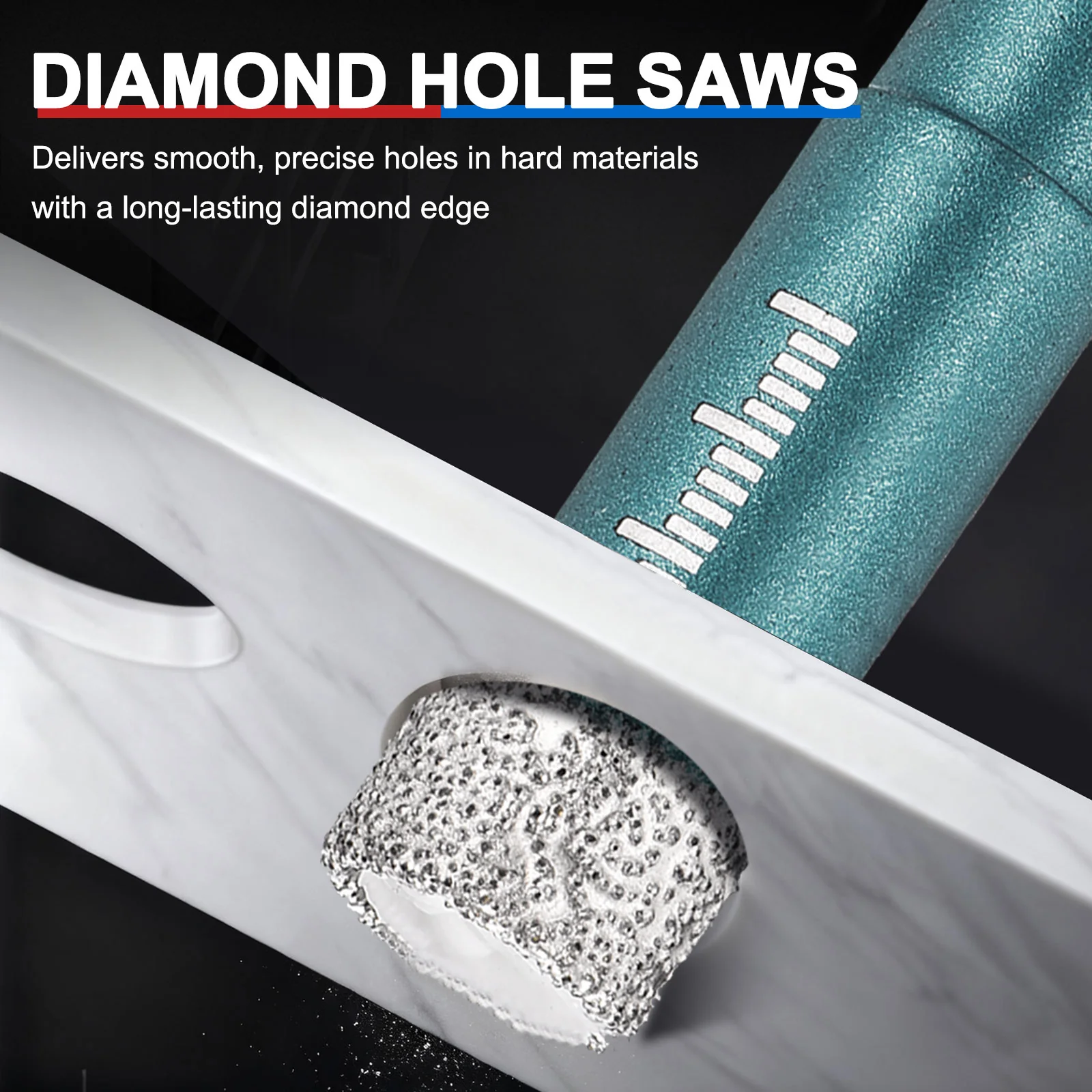 Dry Diamond Drill Bits Set, Diamond Hole Saw for Porcelain Ceramic Marble - Image 17