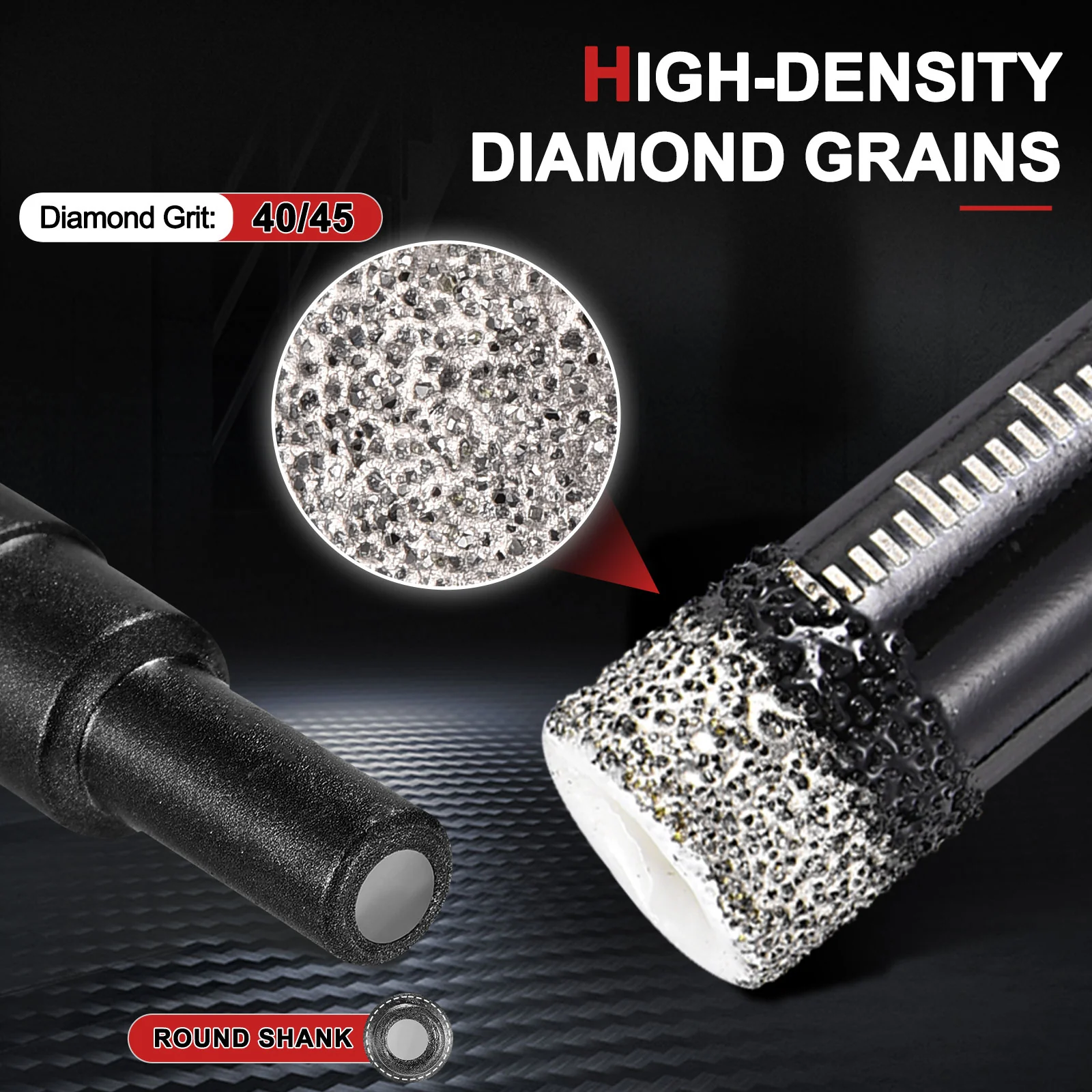 Dry Diamond Drill Bits Set, Diamond Hole Saw Tile Drill Bit - Image 3