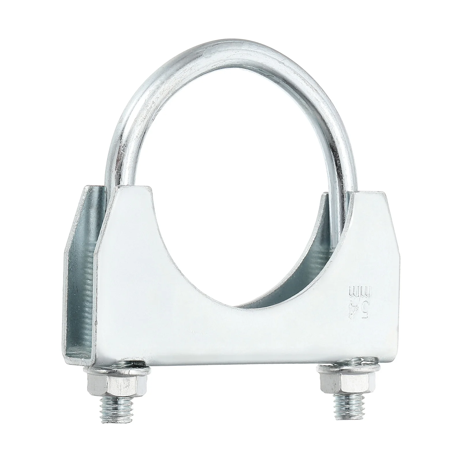 U Bolt Muffler Exhaust Clamp 54mm/2.1" Galvanized Iron U-Bolt Clamps