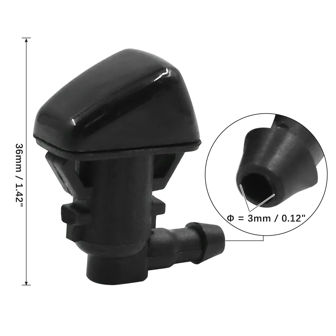2pcs 8L8Z17603AA Front Windshield Washer Nozzles for Ford Escape 2008-2012 for Mercury Mariner 2008-2011 - Image 6