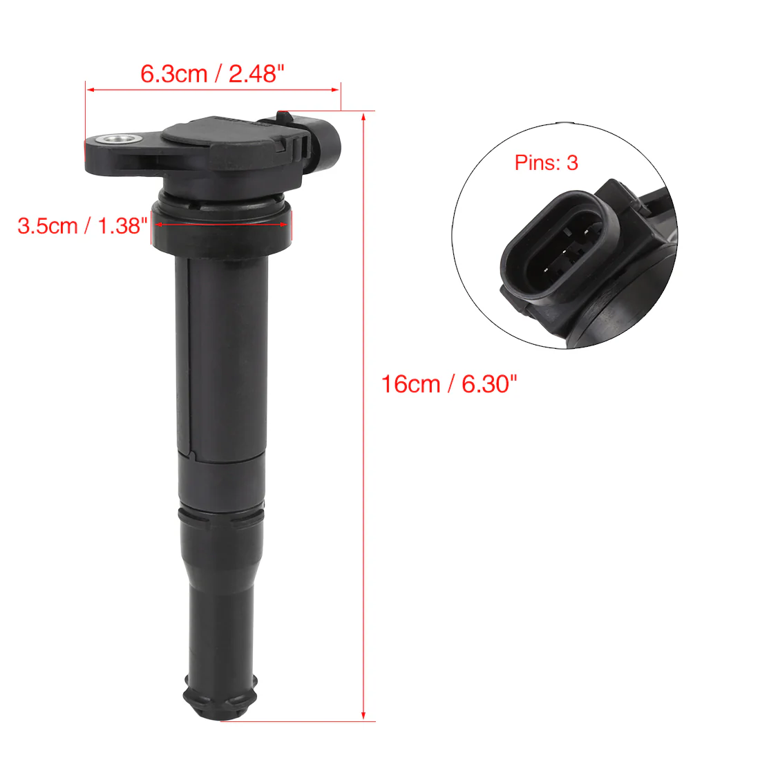 Uxcell 27301-23400 Ignition Coil for Kia Carens 1.8i 1793CC 81KW MPV 00-02 - Image 4