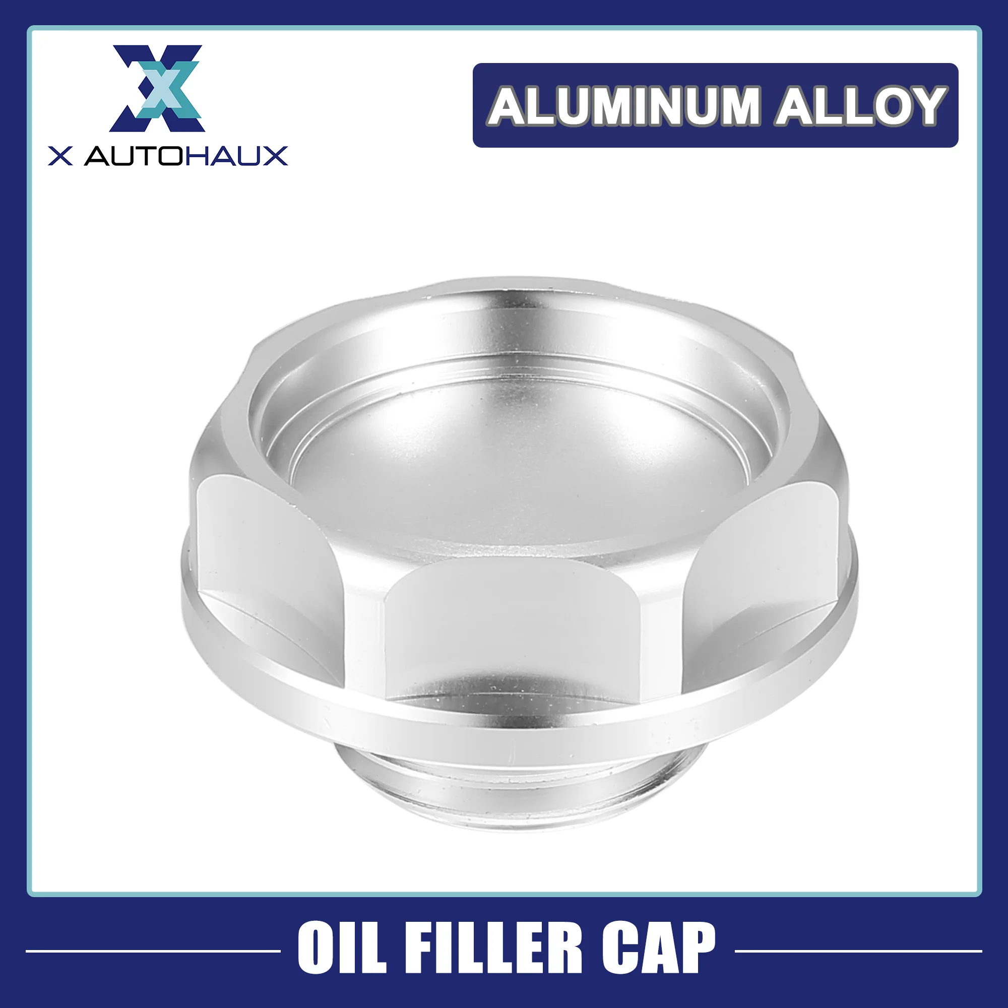 Aluminum Alloy Engine Oil Filler Cap Plug Cover Silver Tone for Honda EK Civic EG - Image 3