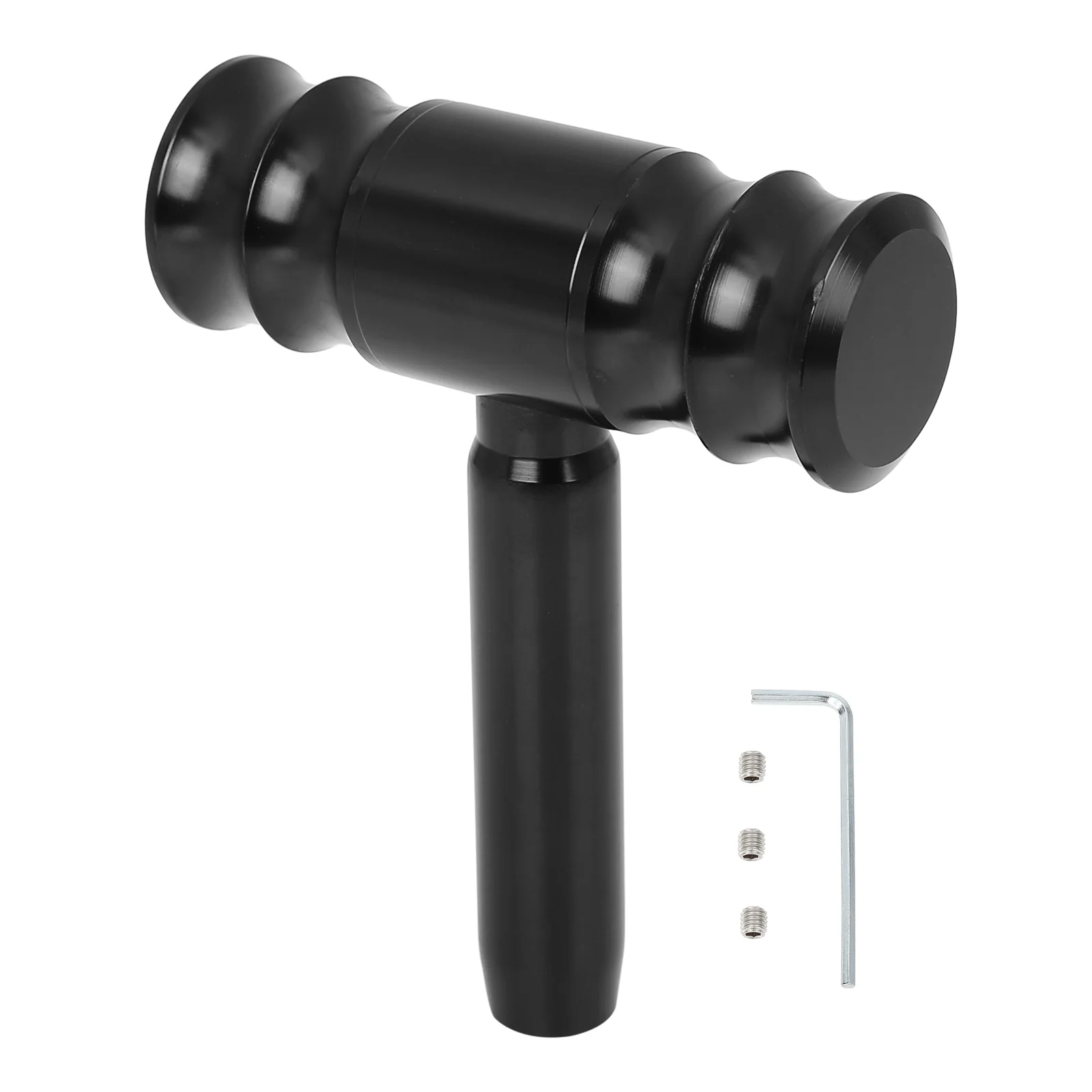 Universal Car T-Handle Shift Lever Knob Shifter Replacement Black - Image 3