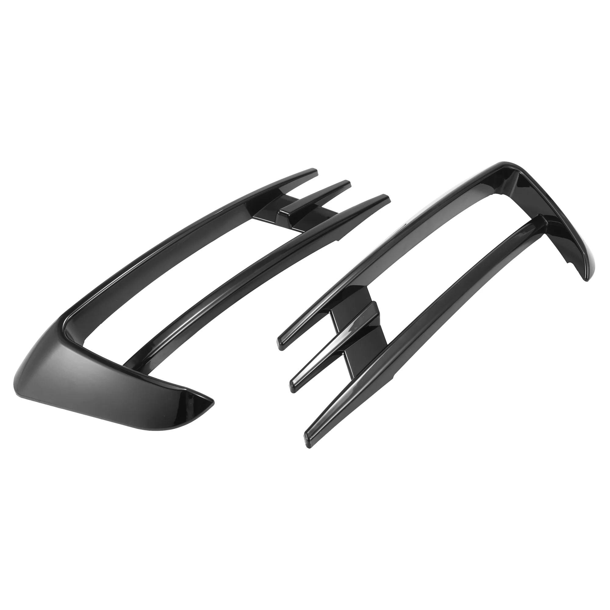Pair Front Bumper Right Left Side Fog Light Grille Lamp Cover Glossy Black for VW Golf MK7 2014-2017 - Image 7