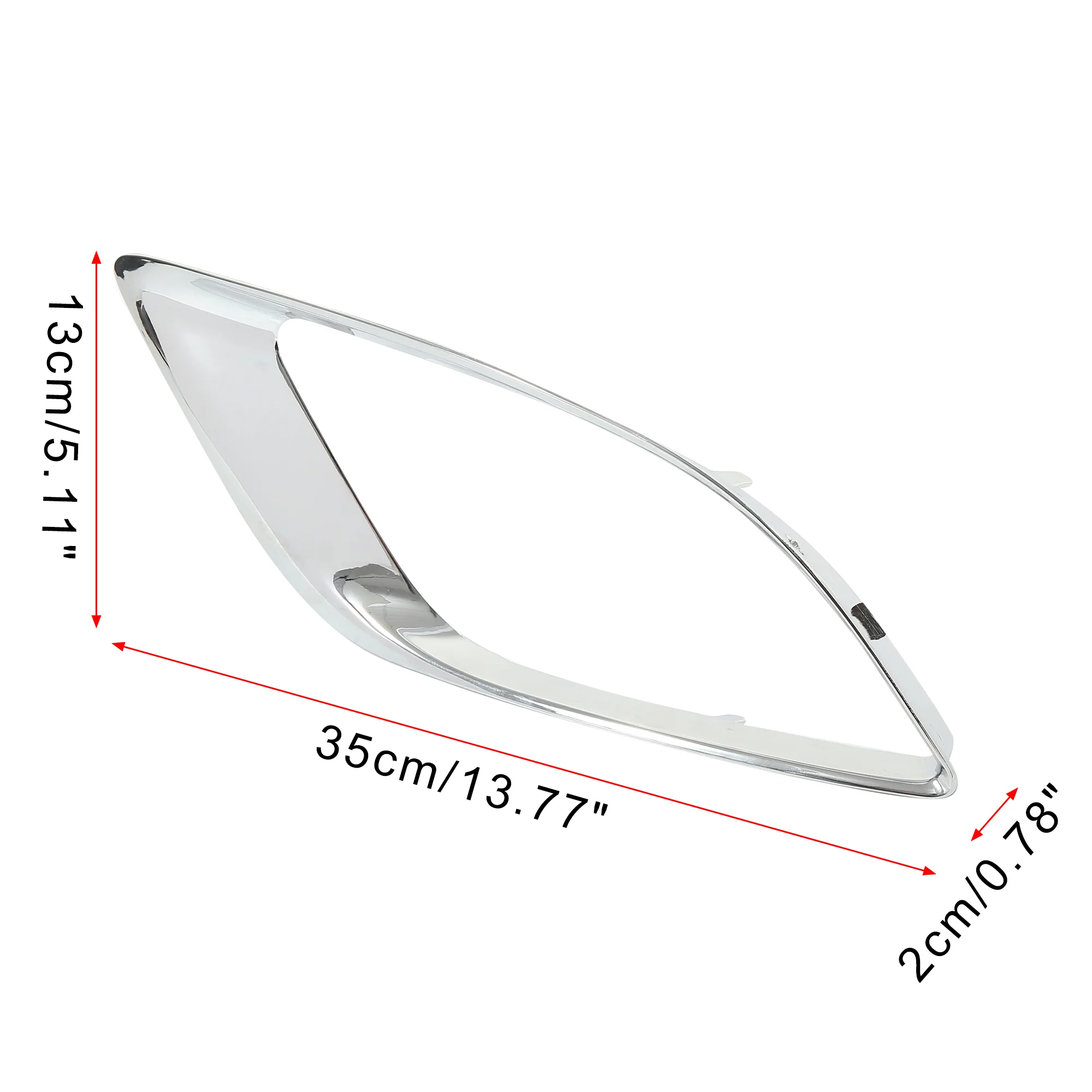 Car Front Bumper Left Side Fog Light Grille Lamp Cover 5113745AB for Dodge Durango 2014-2018 - Image 5