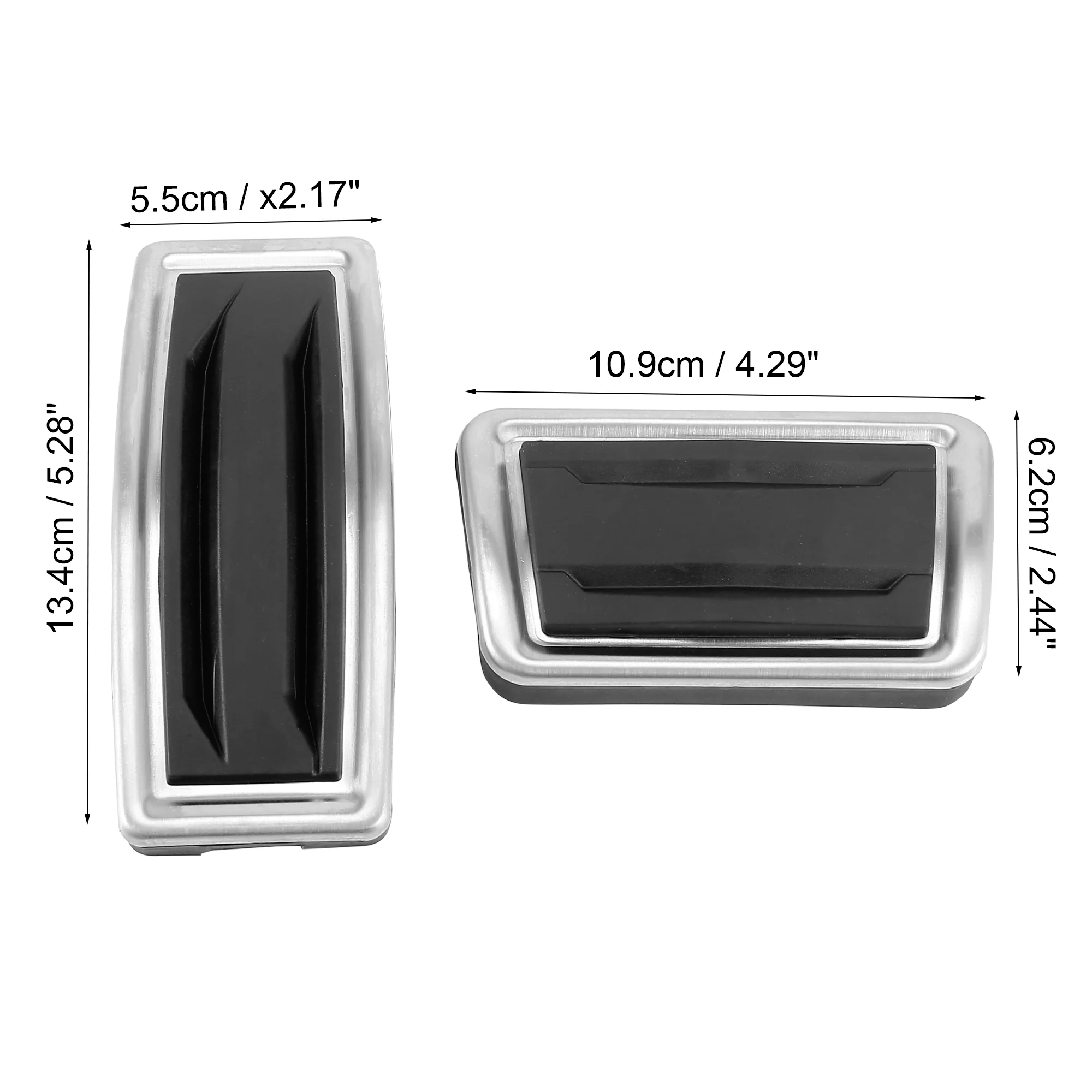 Car Accelerator Brake Pedal Fuel Gas Pad Cover Kit Non-Slip for Cadillac XT5 2017-2020 - Image 5