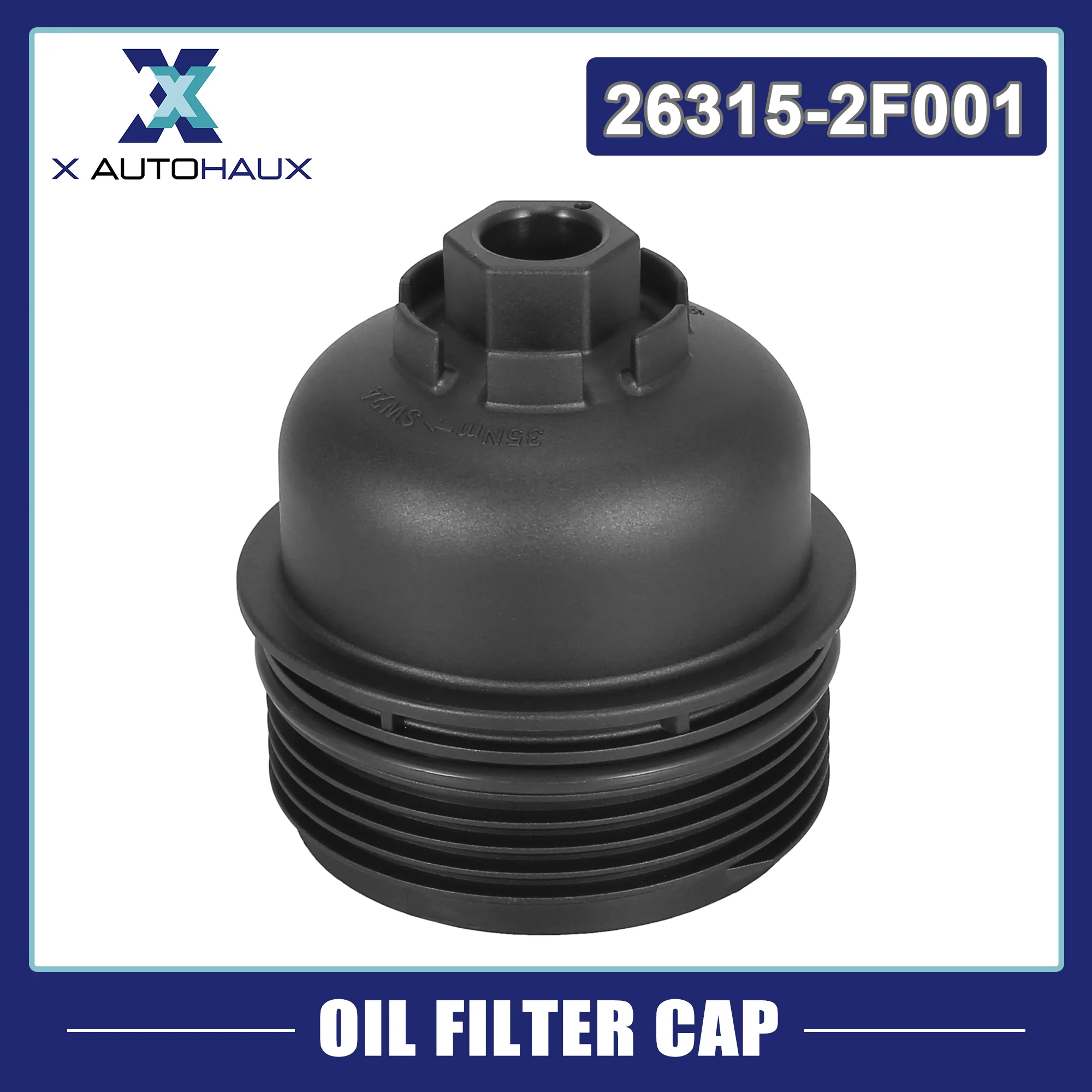 Car Oil Filter Cap Assembly Housing for Hyundai Santa FE DM Tucson Ix35 for Kia Sportage R 26315-2F001 25320-2F100 - Image 3