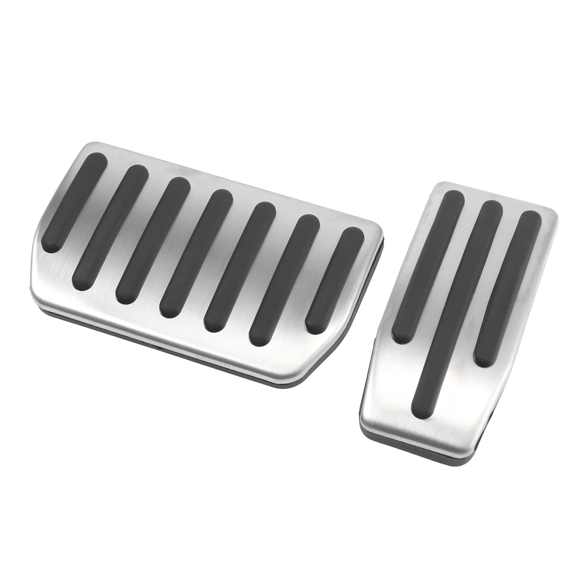 2 Pcs Car Anti-Slip Brake Gas Foot Pedal Pads Stainless Steel Accelerator Pedal Covers for Tesla - Image 3