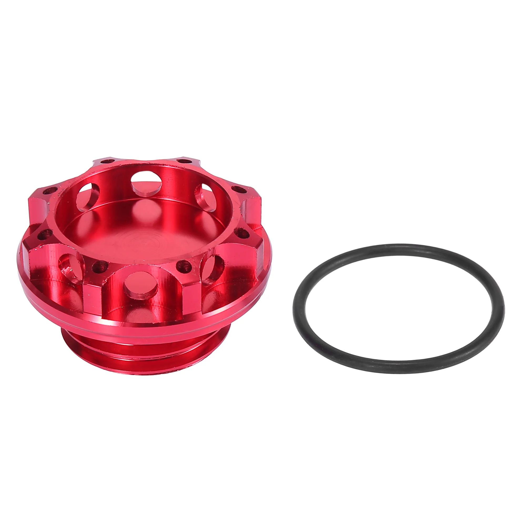Red Aluminum Alloy Car Gas Oil Filler Plug Cover Fuel Tank Caps for Subaru Ascent 2019-2021 for Subaru Forester 1998-2021 for BRZ 2013-2020 - Image 3