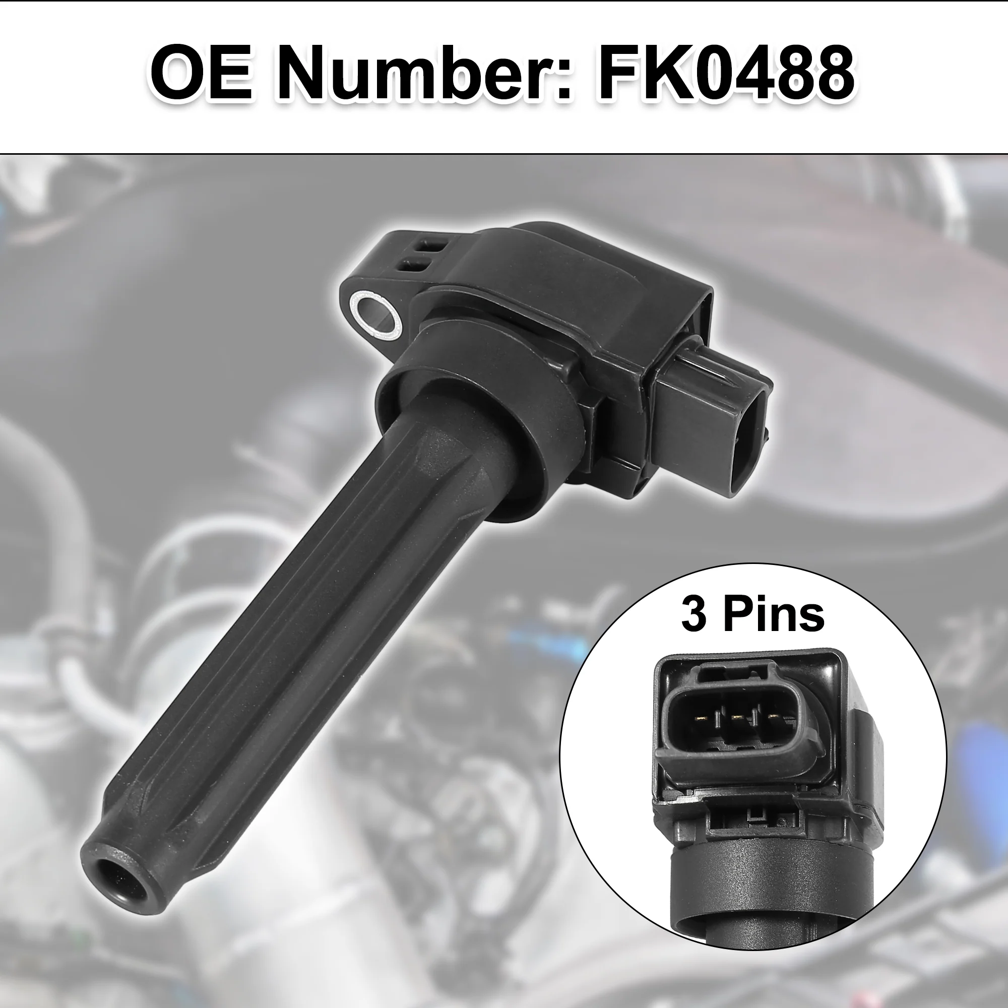 Car Automotive Ignition Coil Engine Ignition Coil for Mitsubishi Eclipse Cross 2018-2020 FK0488 1832A080 - Image 5