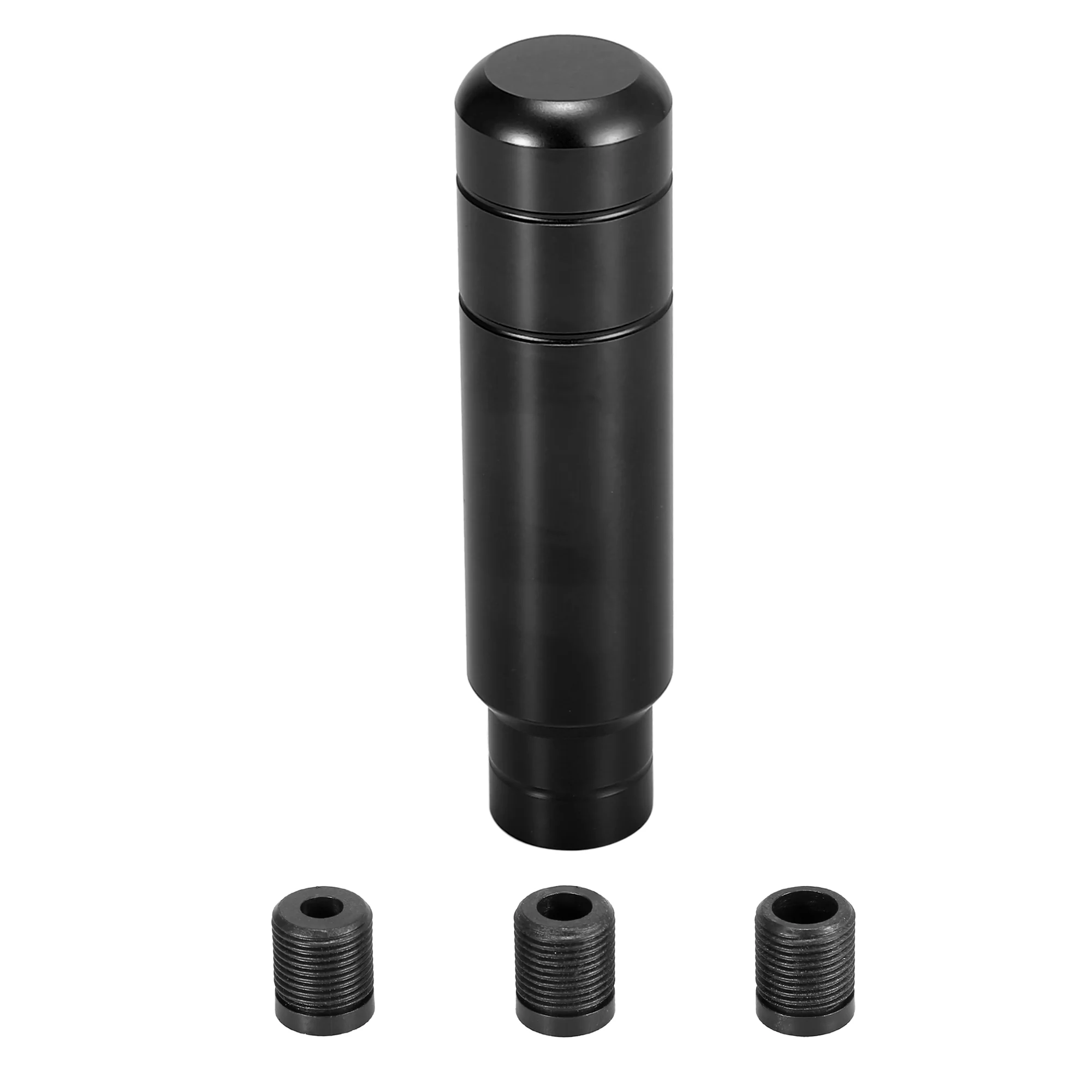 Metal Universal 5" Shift Knob Gear Shift Manual Transmission Stick Shift Knob Set for Car Black - Image 3