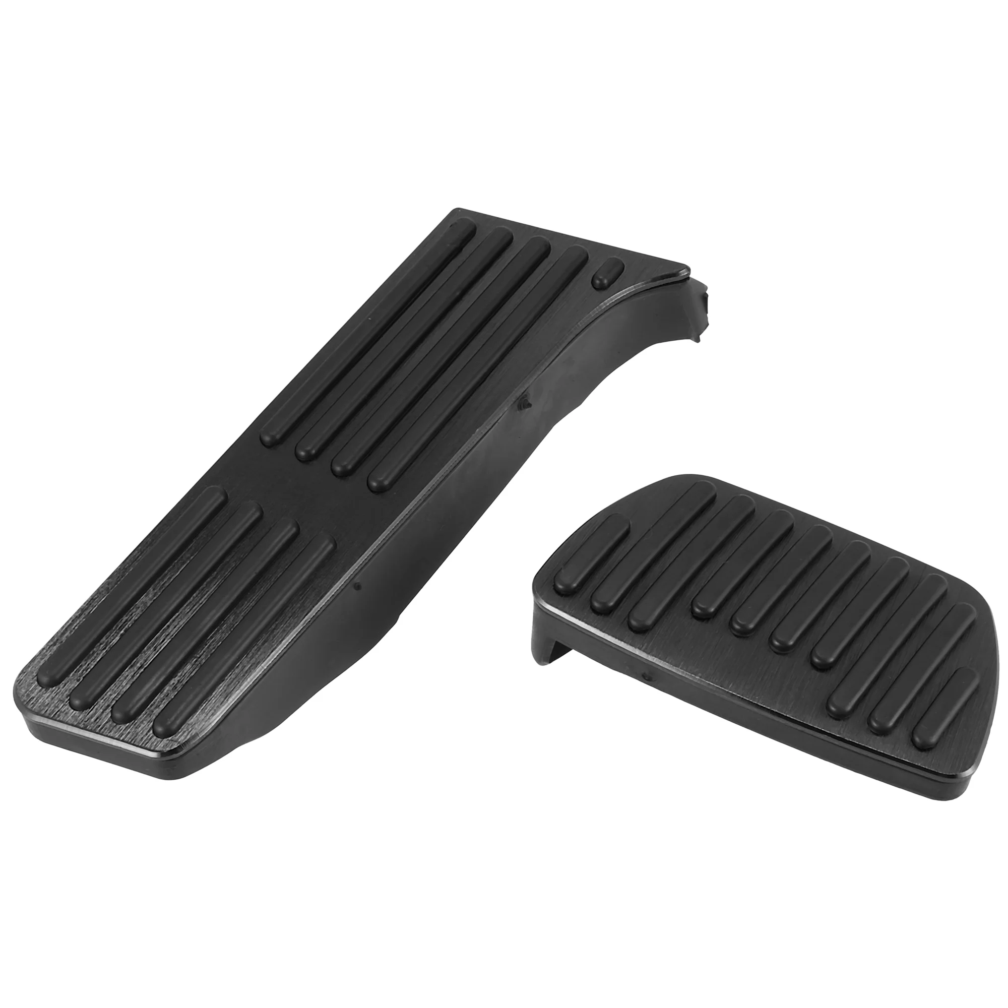 1 Set Anti Slip No Drilling Aluminum Alloy Brake and Gas Accelerator Pedal Covers Foot Pedal Pads for Toyota RAV4 Avalon 2019-2020 for Camry 2018-2020 for Highlander 20-21 Black - Image 7