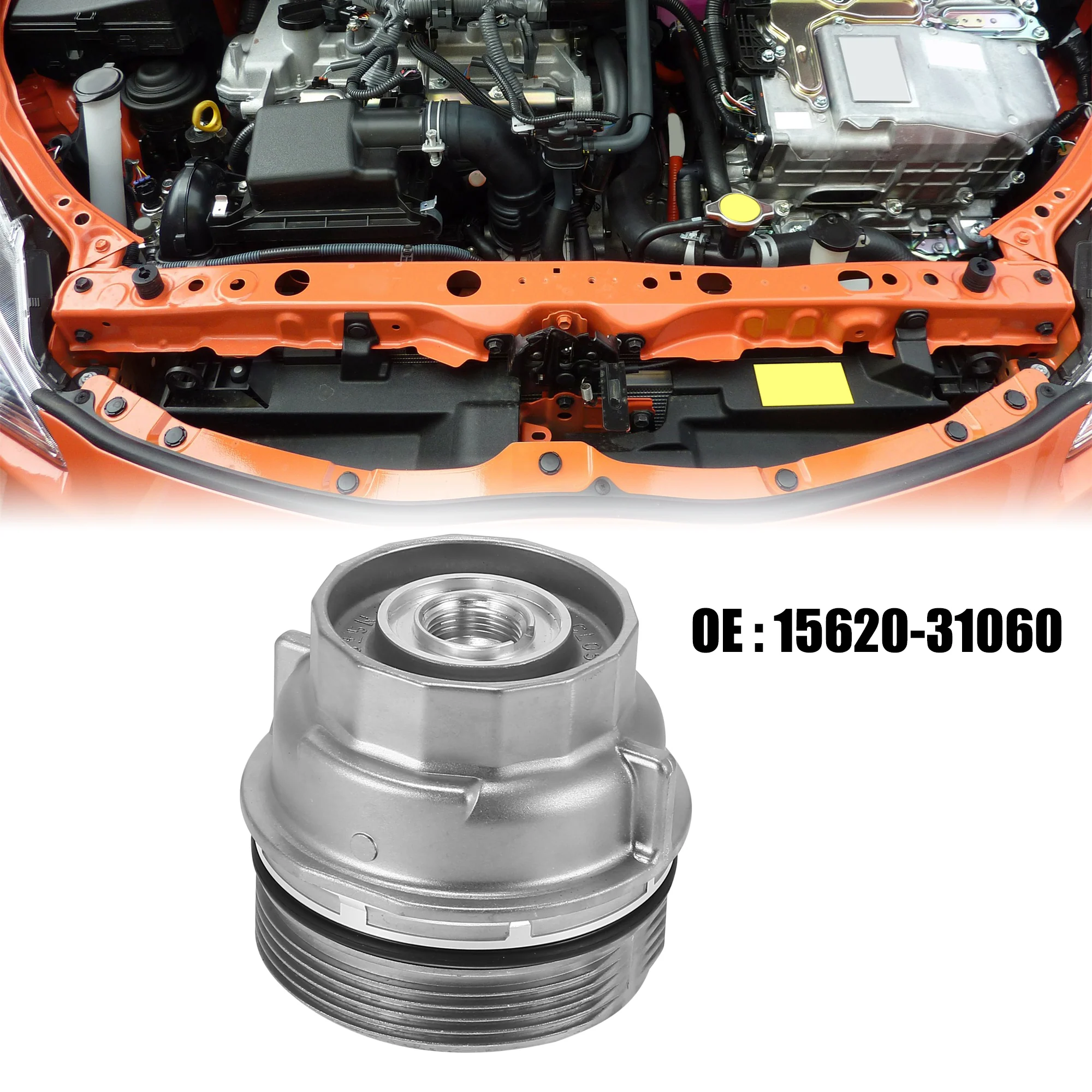 Oil Filter Housing Cap Cover for Toyota Camry for Lexus ES300h IS250 GS300 15620-31060 - Image 2