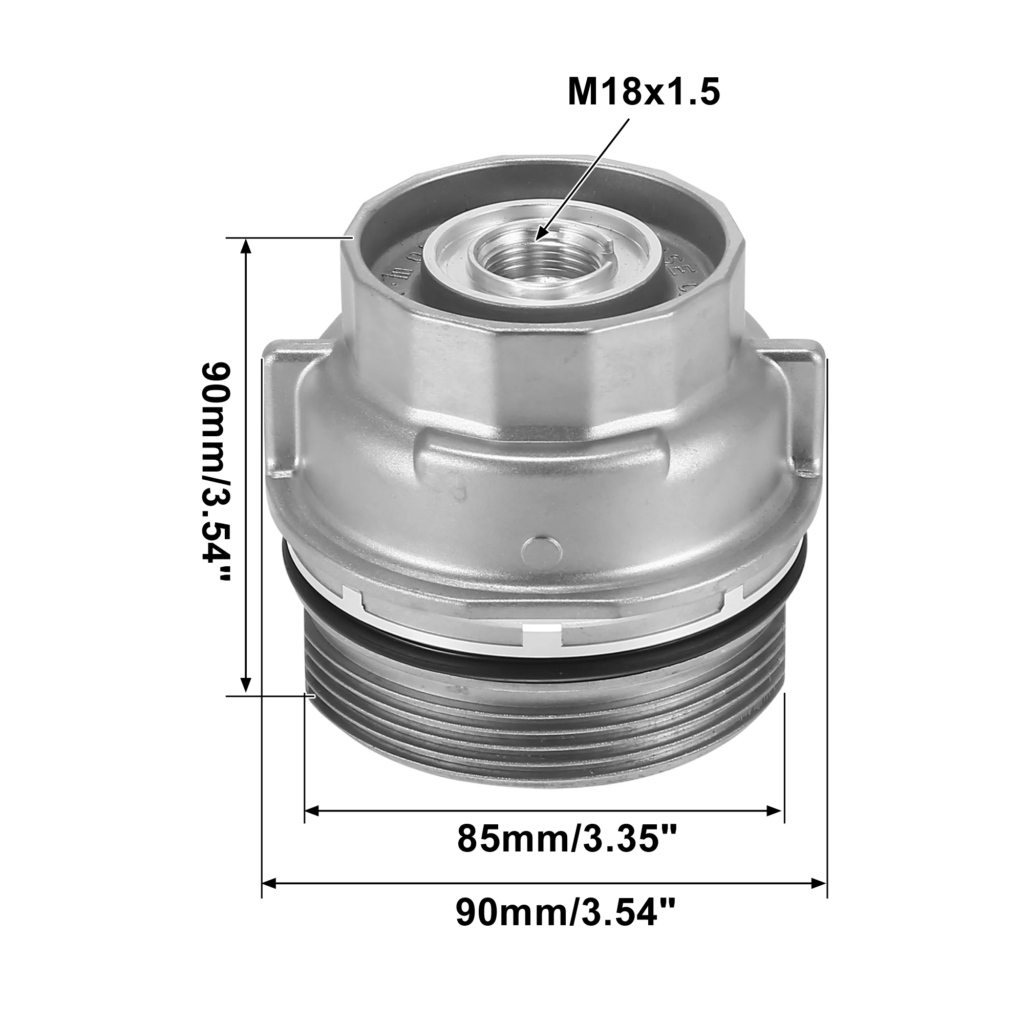 Oil Filter Housing Cap Cover for Toyota Camry for Lexus ES300h IS250 GS300 15620-31060 - Image 5