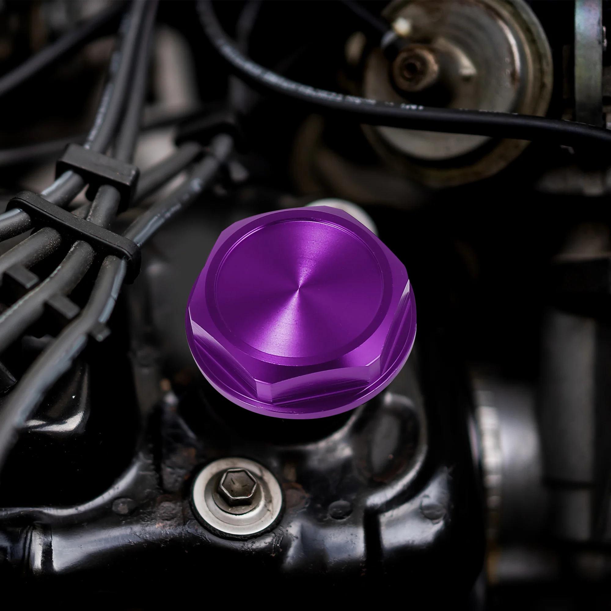 Purple Aluminum Alloy Gas Engine Oil Filler Cap Plug Cover for Toyota RAV4 Corolla 4Runner Sienna Tundra Tacoma Camry Venza C-HR - Image 4