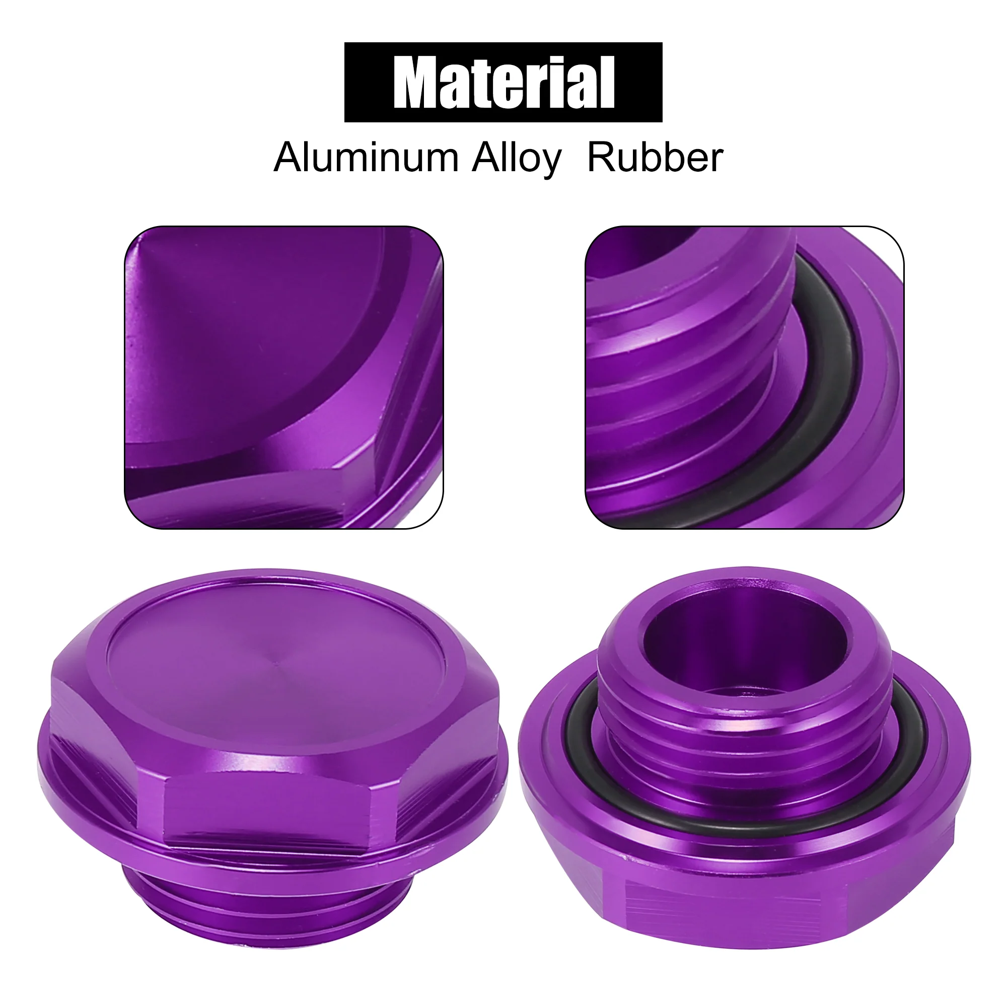 Purple Aluminum Alloy Gas Engine Oil Filler Cap Plug Cover for Toyota RAV4 Corolla 4Runner Sienna Tundra Tacoma Camry Venza C-HR - Image 6