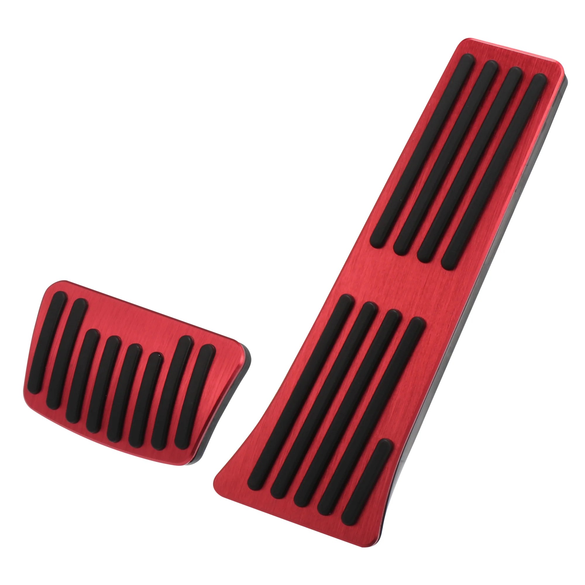 Gas Pedal Cover Anti Slip Foot Pedal Cover for Kia New K5 2020 2021 Aluminum Alloy Red (Set of 2) - Image 3