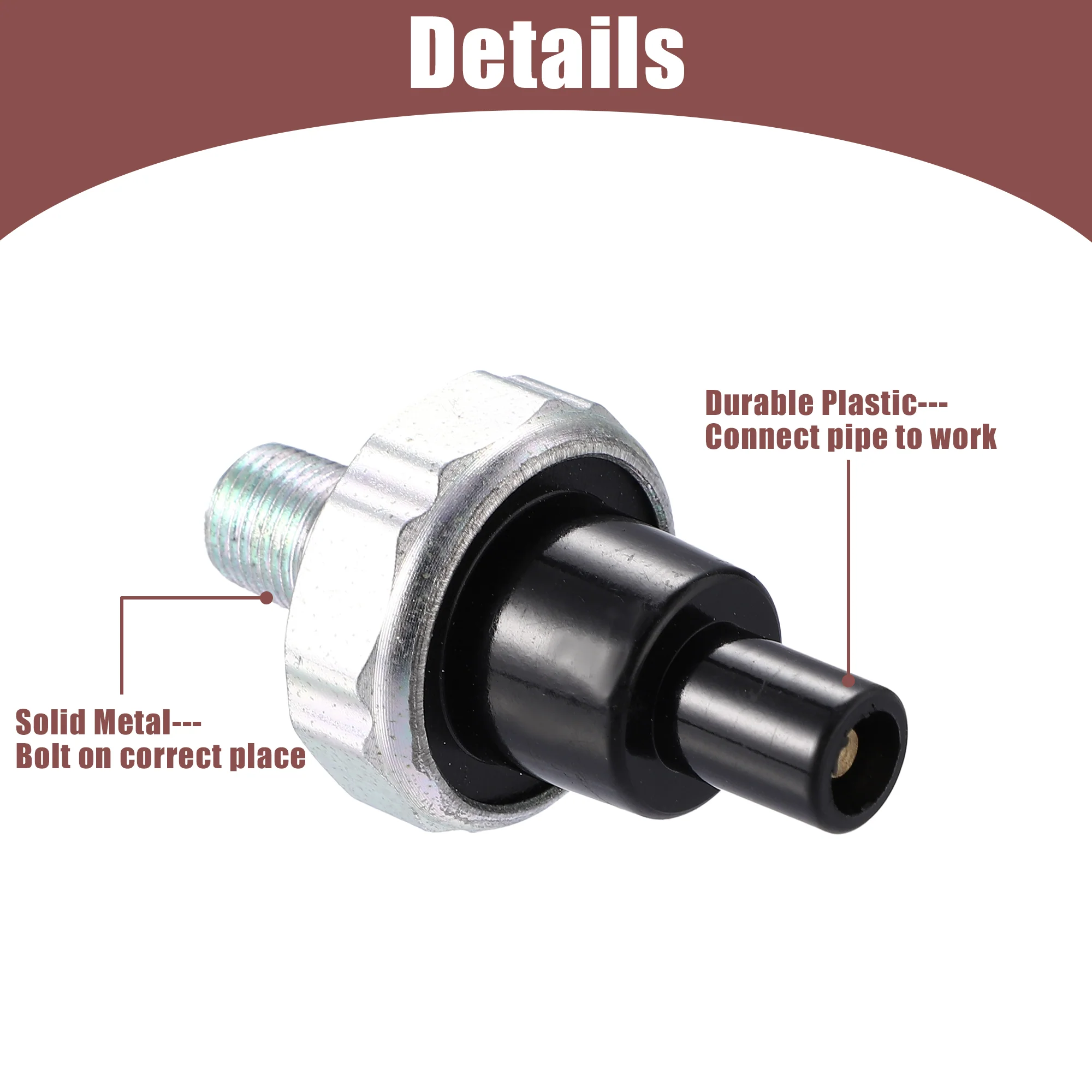 7.3L Diesel Fuel Filter Vacuum Switch E8TZ-9S283-A for Ford E-250 E-350 F-250 F-350 F59 FSD ESD for Ford Econoline Fuel Filter Sensor Bowl Vacuum Switch Asy Fuel Filter Vac - Image 7
