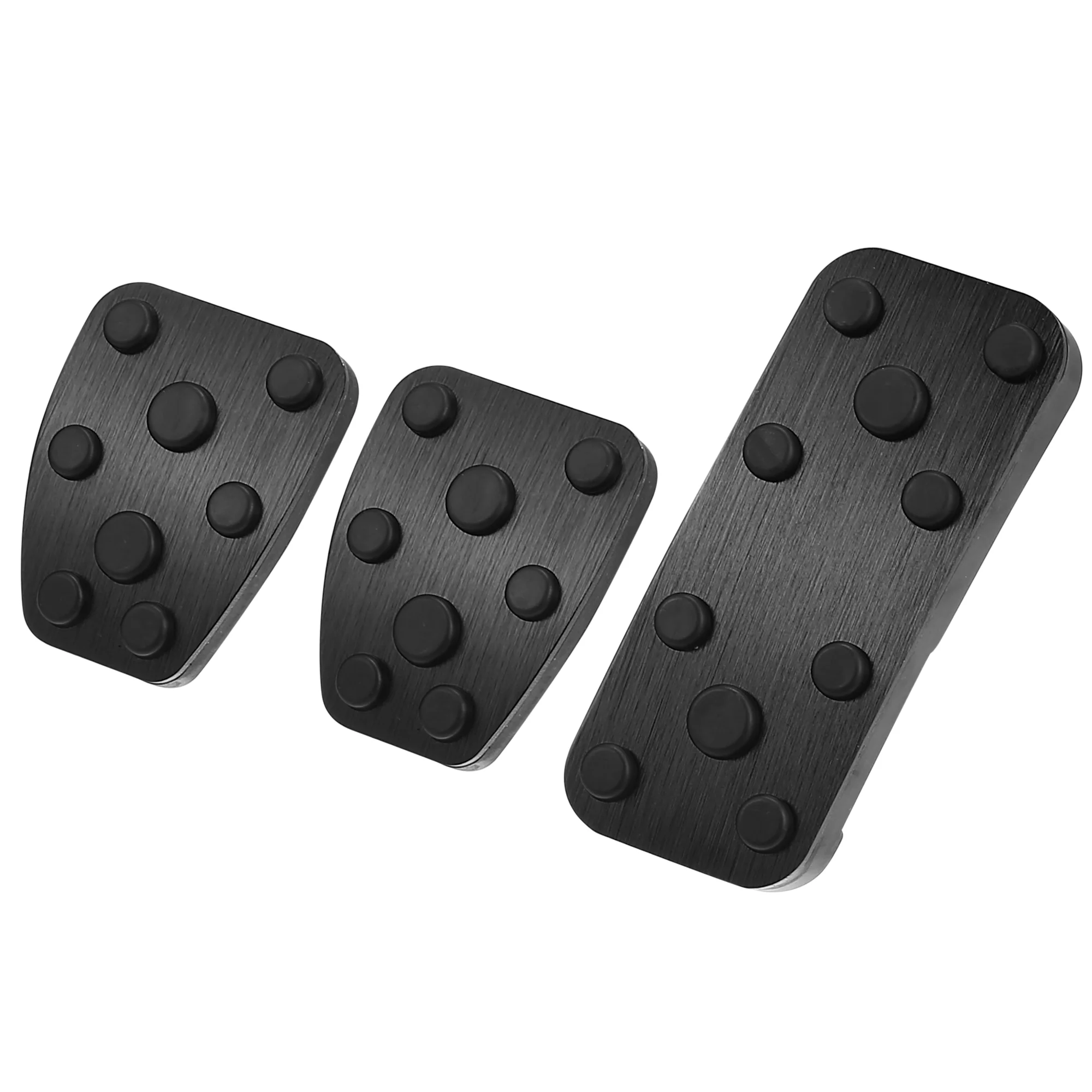 Anti Slip Aluminum Alloy Car Foot Pedal Pads Accelerator Gas Brake Clutch Pedal Cover Kit for Subaru Impreza GE GH GR GV Forester SG SH SJ Black - Image 3