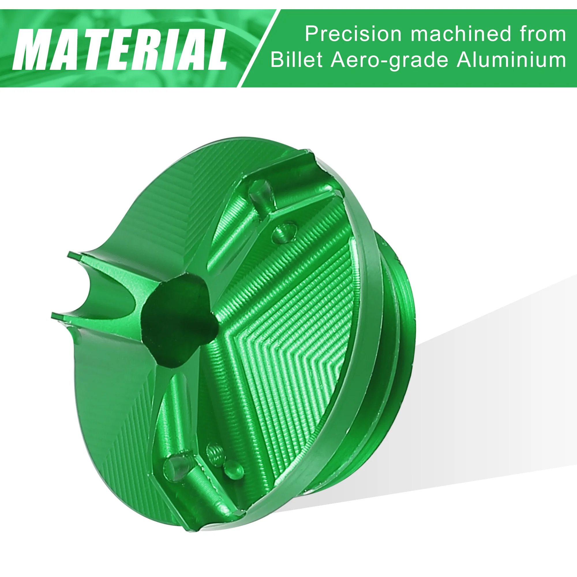 Engine Oil Filler Cap Oil Filler Plug Cover Green for Yamaha YZF-R6S YZF-R6 YZF-R3 YZF-R125 YZF-R1 FZ750 FZ600 - Image 5