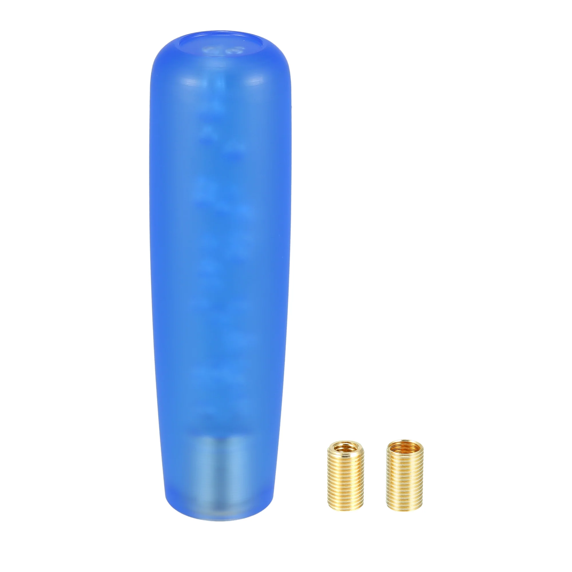 1 Set 15cm Gear Shift Knob Stick Faux Crystal Transparent Bubble Throw Gear Shifter Car Interior Shift Knob Blue