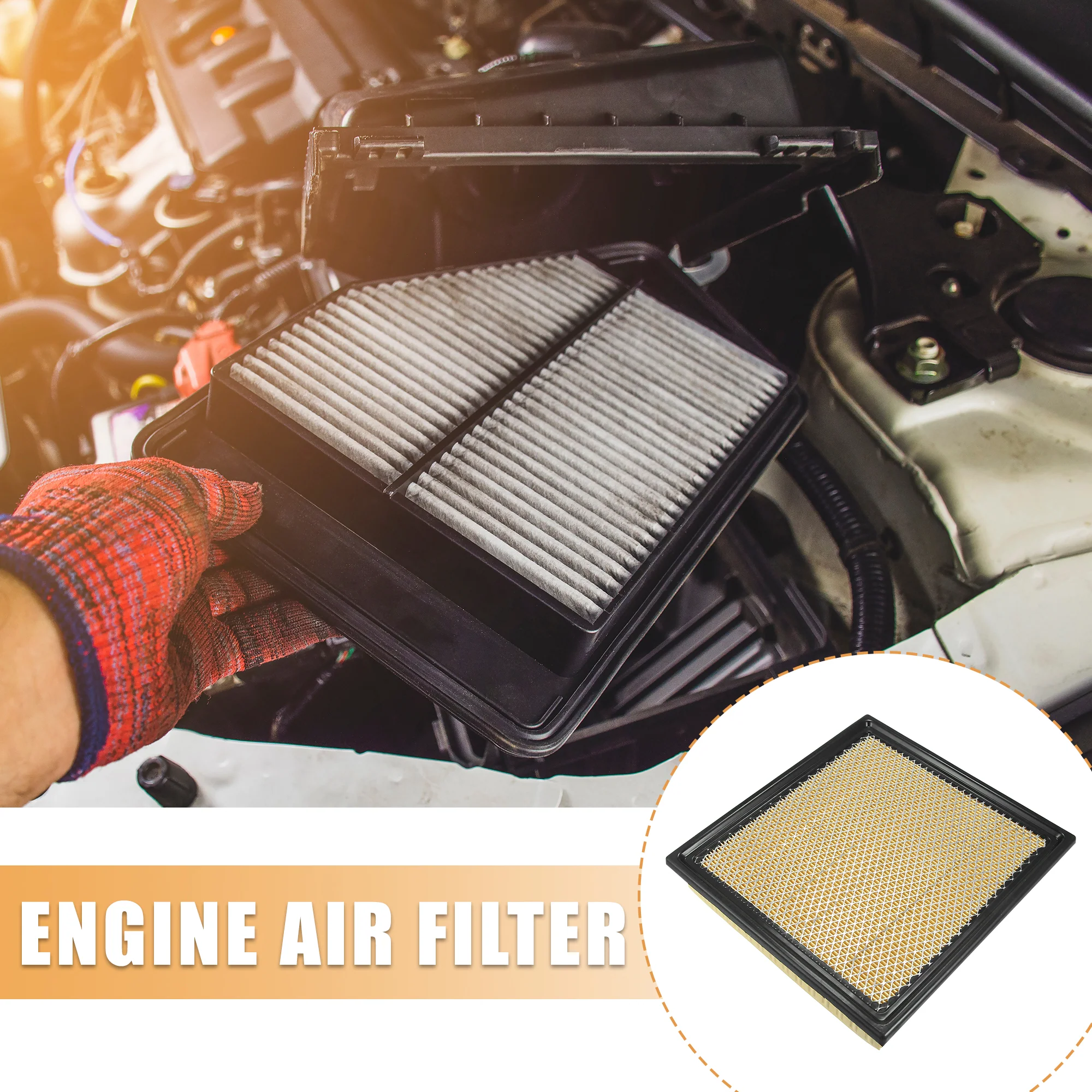 Car Engine Air Filter FA1883 7C3Z-9601-A CA10262 for Ford F-250 F-350 Super Duty 2008-2017 Expedition 2007-2019 for Lincoln Navigator 2007-2019 - Image 4