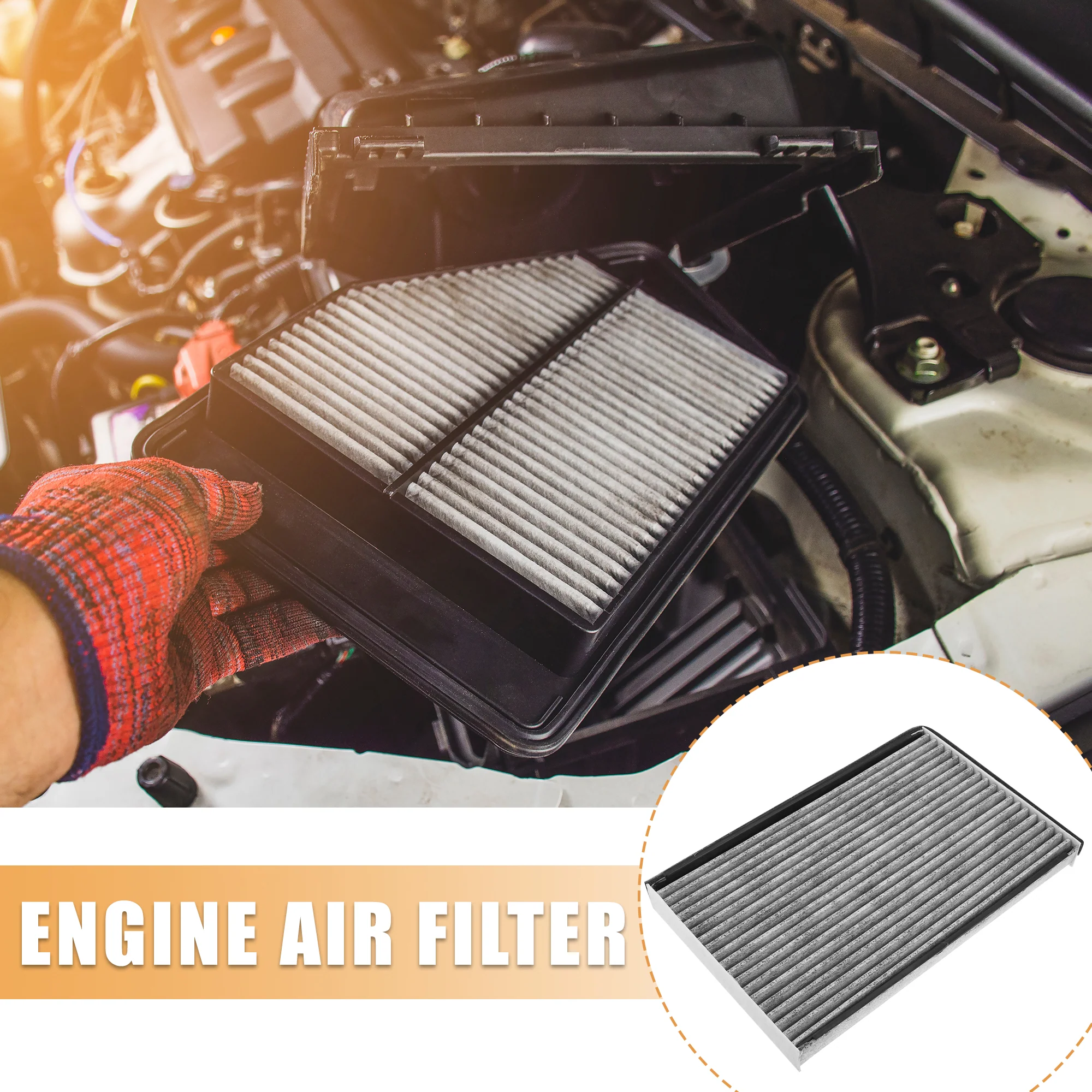 Engine Air Filter W/ Activated Carbon CF8392A 10261703 for Chevy Monte Carlo 1997-2007 for Buick LaCrosse 2005-2009 Regal 1997-2004 Century 1997-2005 - Image 4
